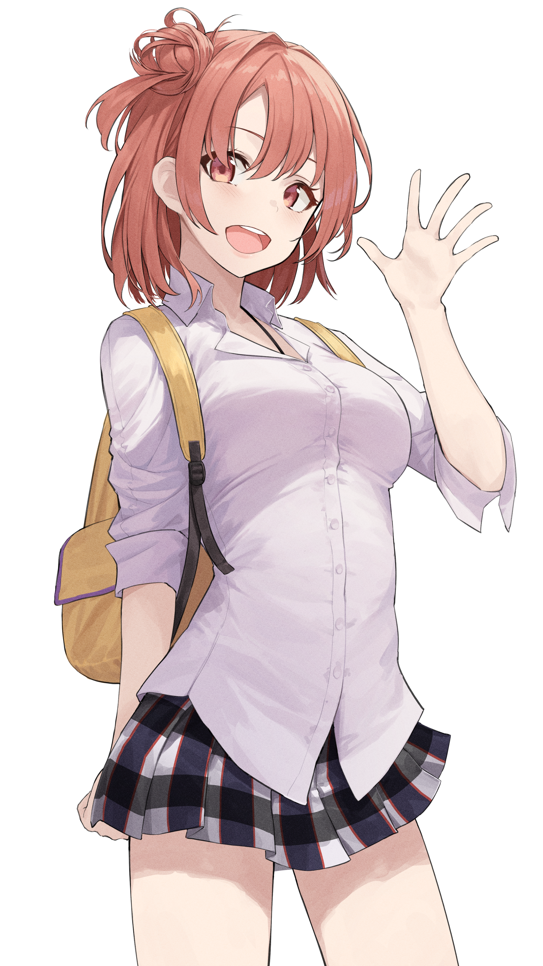 Yuigahama Yui from Yahari Ore no Seishun Love Comedy wa Machigatteiru. HD Phone Wallpaper