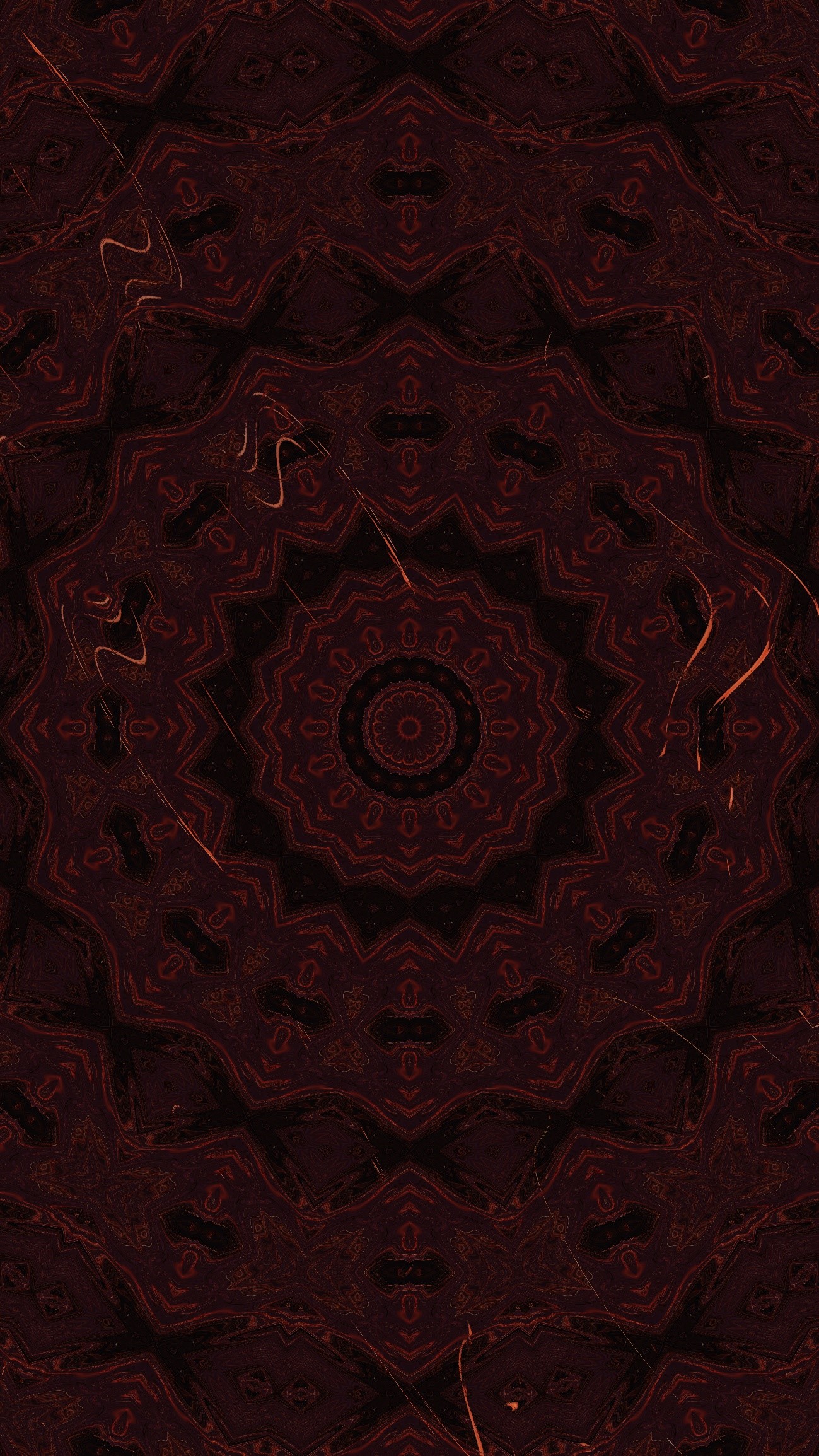 Psychedelic Zyguratti pattern HD Phone Wallpaper
