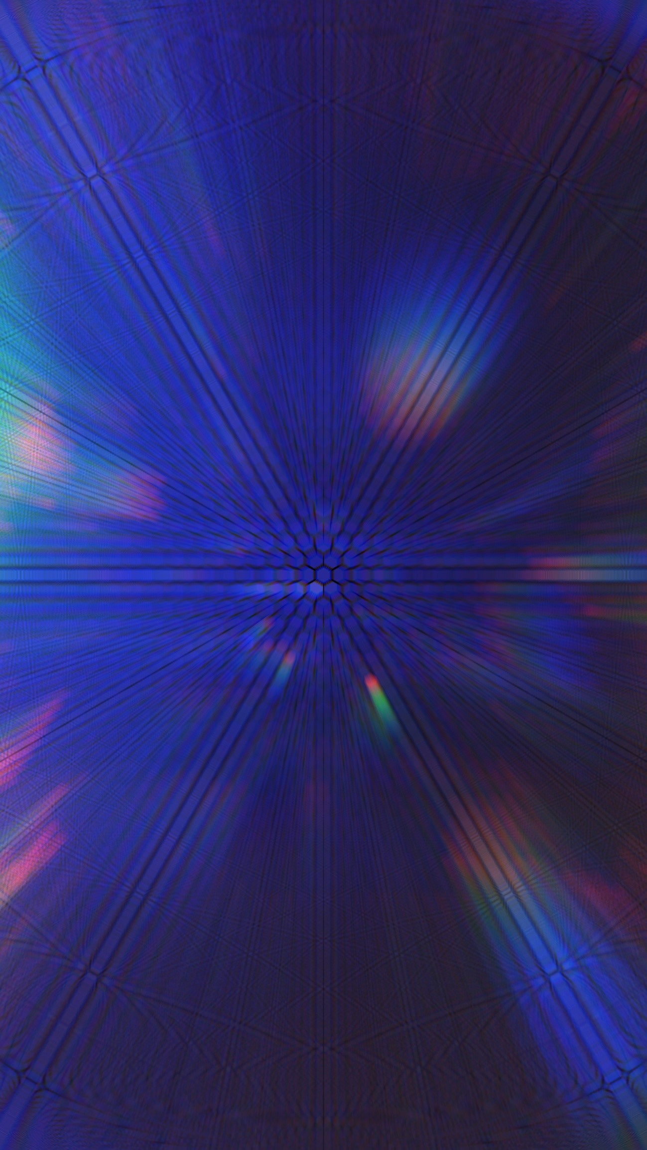 Psychedelic digital art with radiating patterns HD Phone Wallpaper
