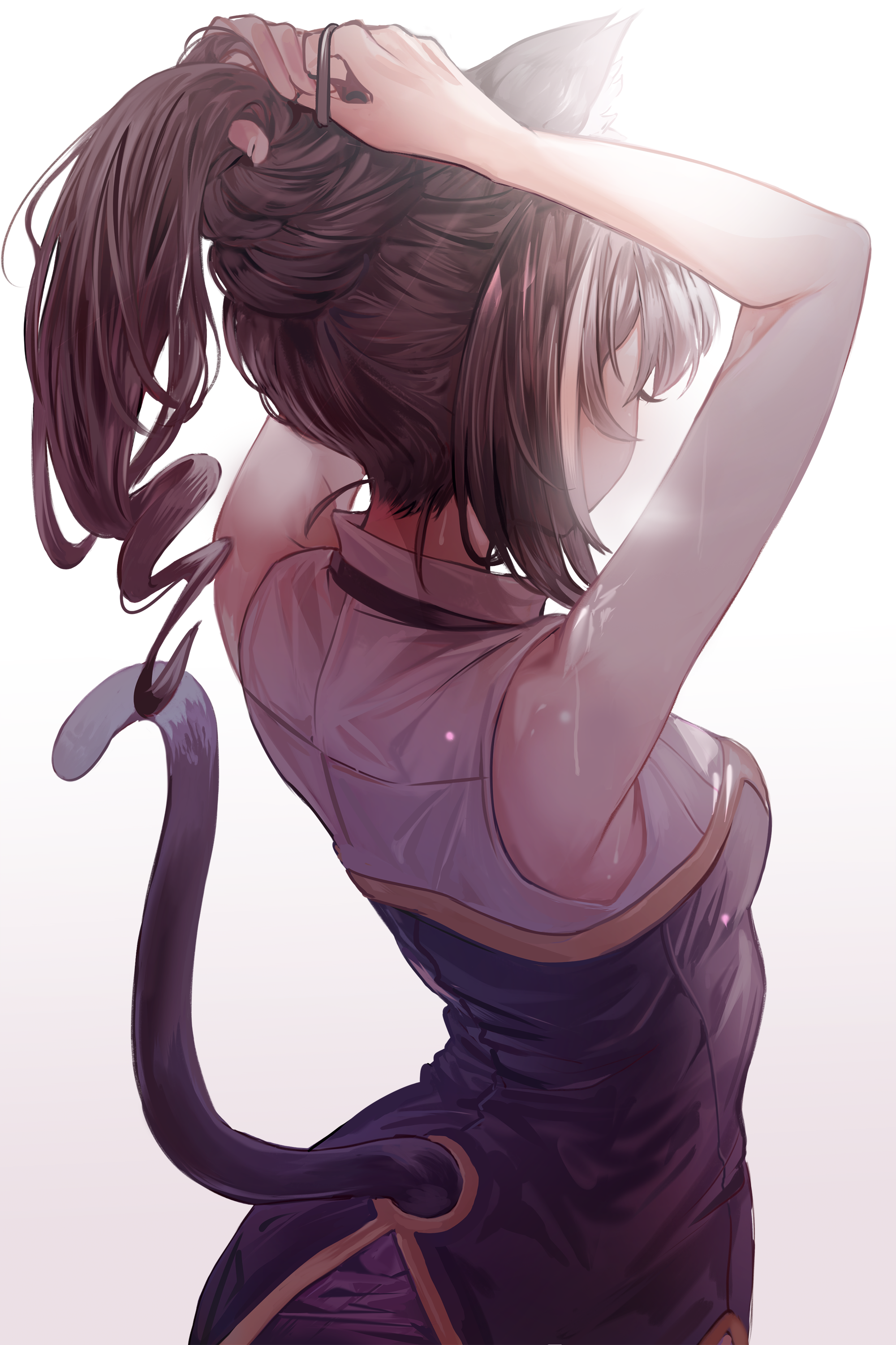 Kyaru from Princess Connect Re:Dive in Elegant Pose HD Phone Wallpaper