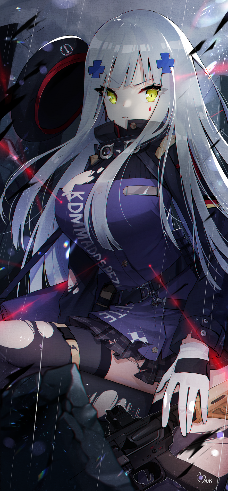 HK416 from Girls Frontline HD Phone Wallpaper