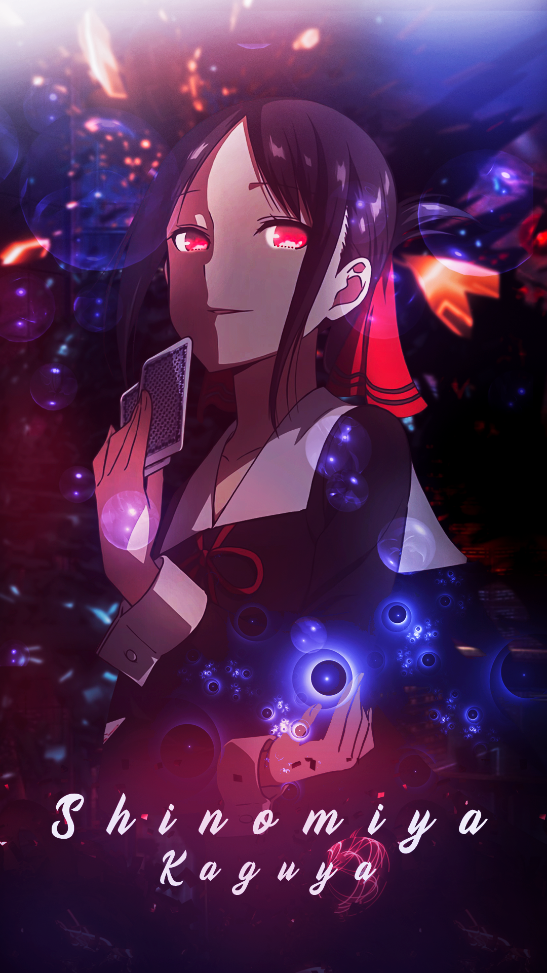 Kaguya Shinomiya from Kaguya-Sama: Love is War HD Phone Wallpaper