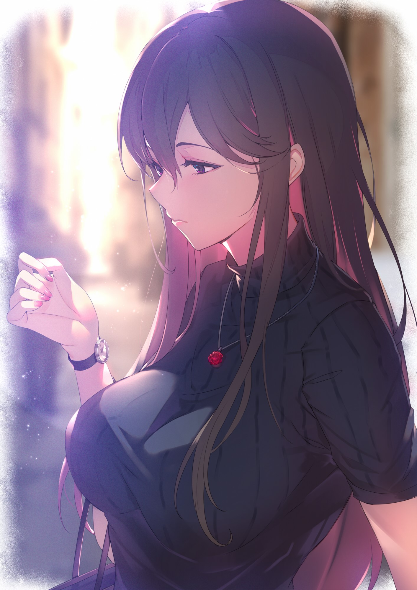 Rosetta From Granblue Fantasy In Sweater Hd Phone Wallpaper Rare Gallery