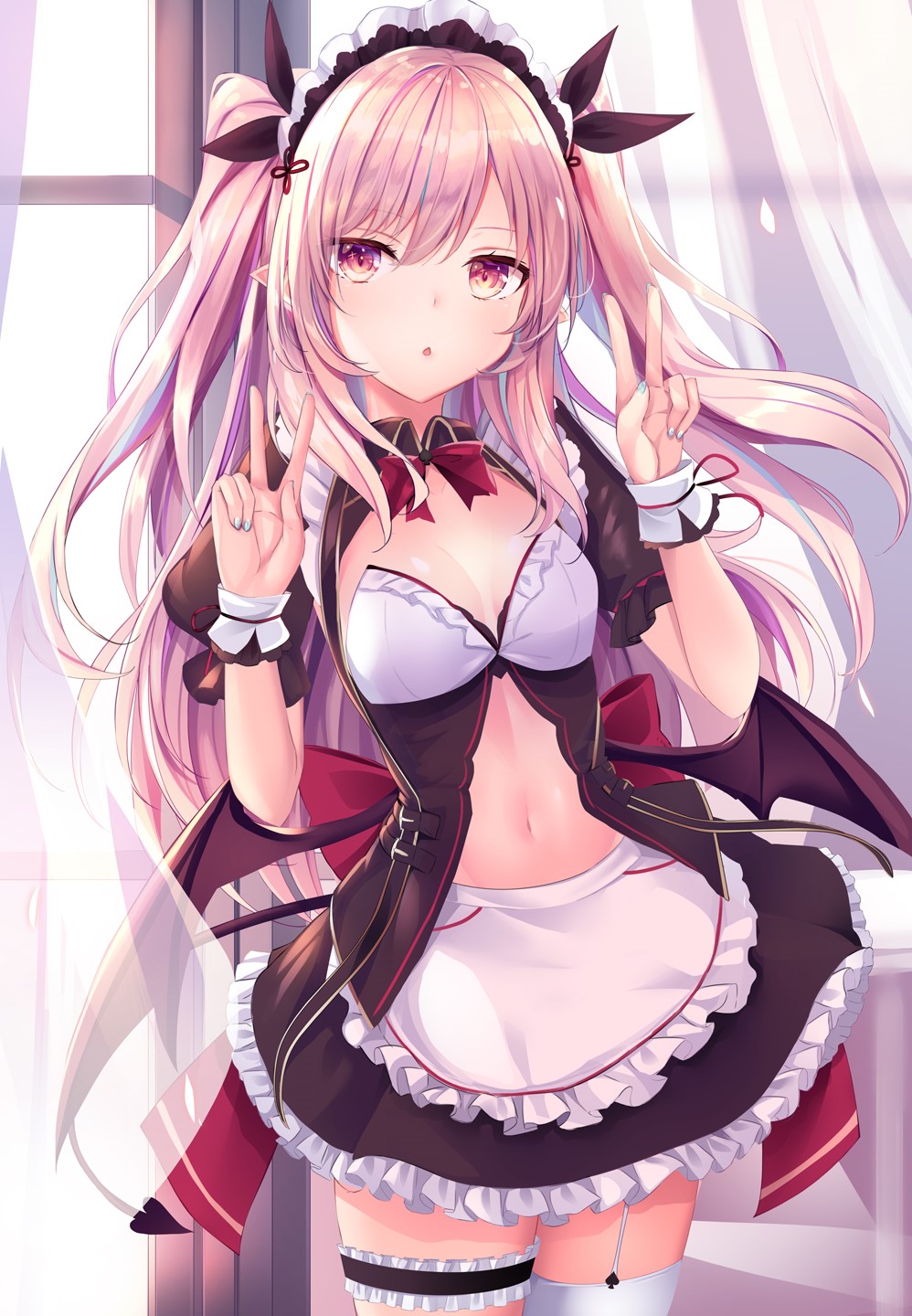 Haruka Natsuki Demon Maid Portrait HD Phone Wallpaper