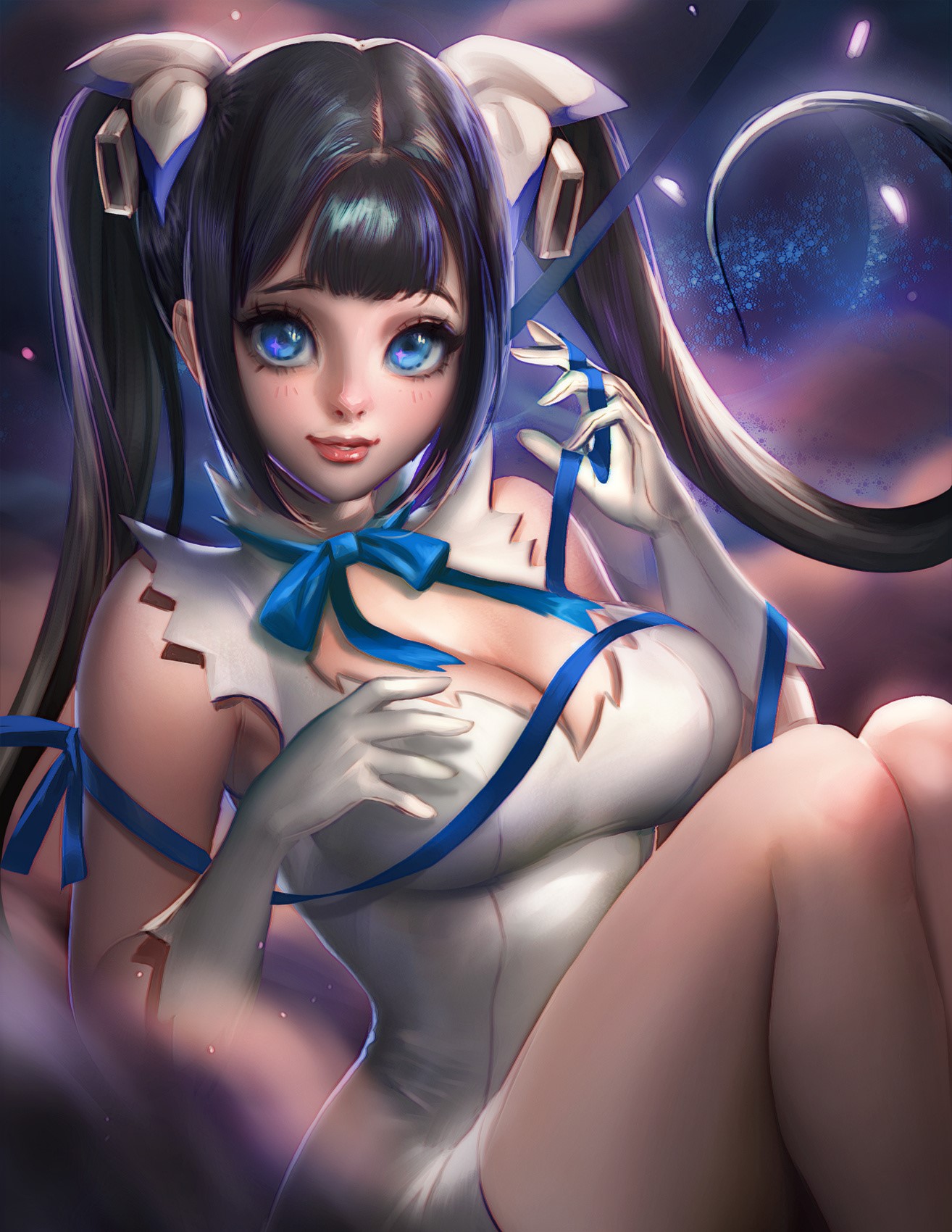 Hestia from Dungeon ni Deai wo Motomeru no wa Machigatteiru Darou ka HD Phone Wallpaper