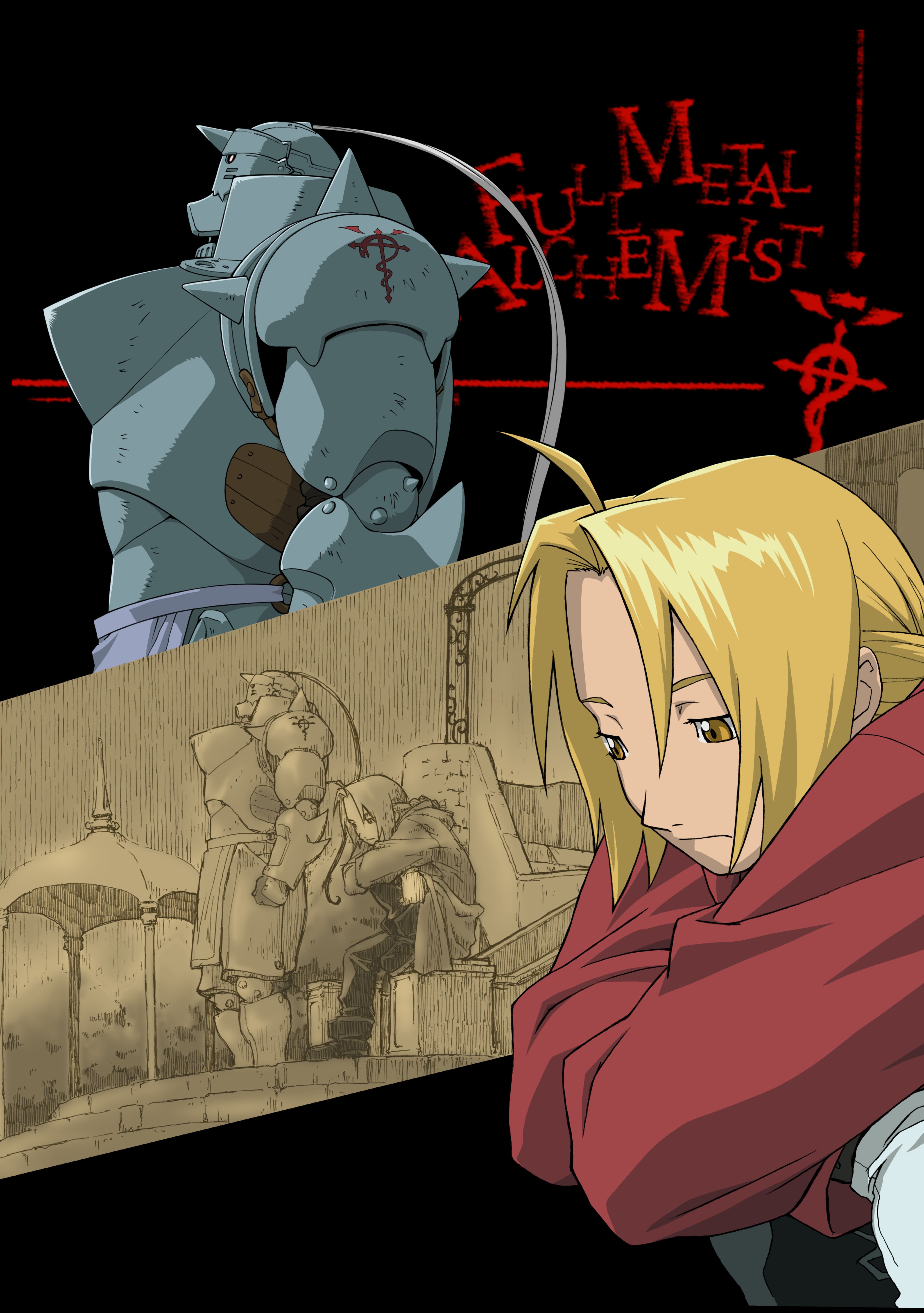Full Metal Alchemist: Edward and Alphonse HD Phone Wallpaper