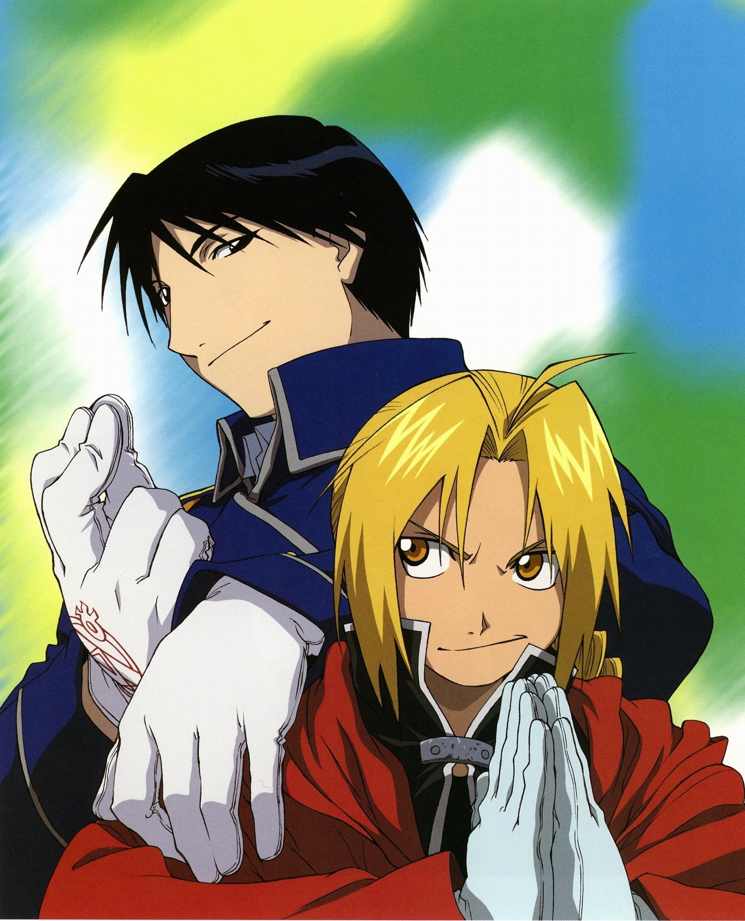 Roy Mustang and Edward Elric from Fullmetal Alchemist HD Phone Wallpaper