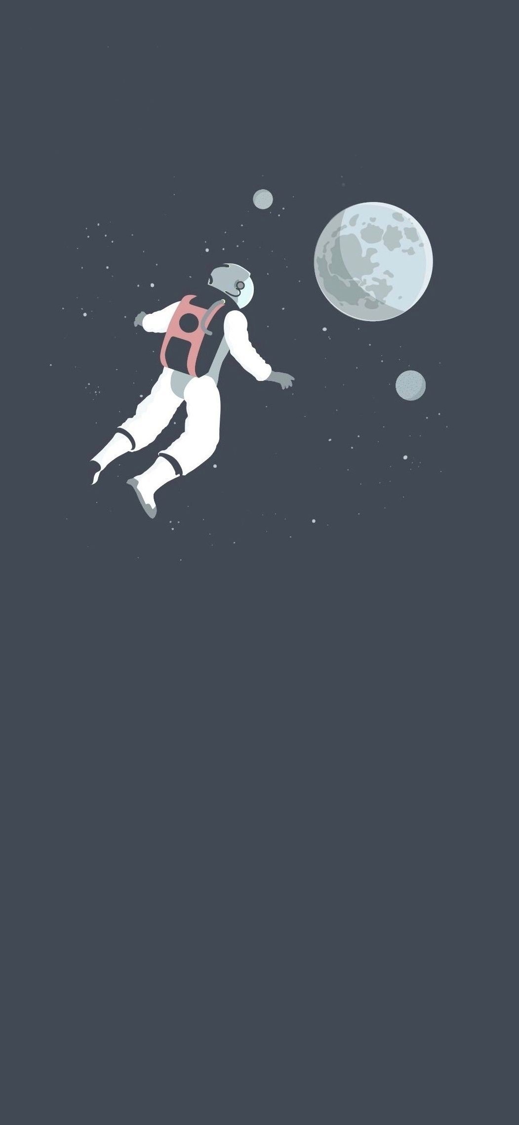 Astronaut floating in space with planets HD Phone Wallpaper