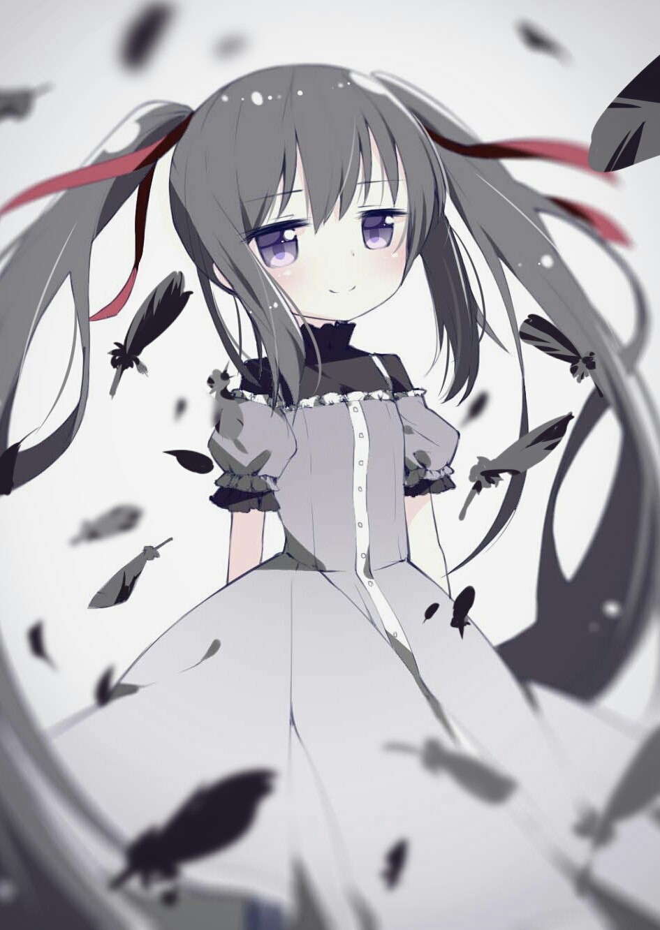Akemi Homura from Mahou Shoujo Madoka Magica fan art HD Phone Wallpaper