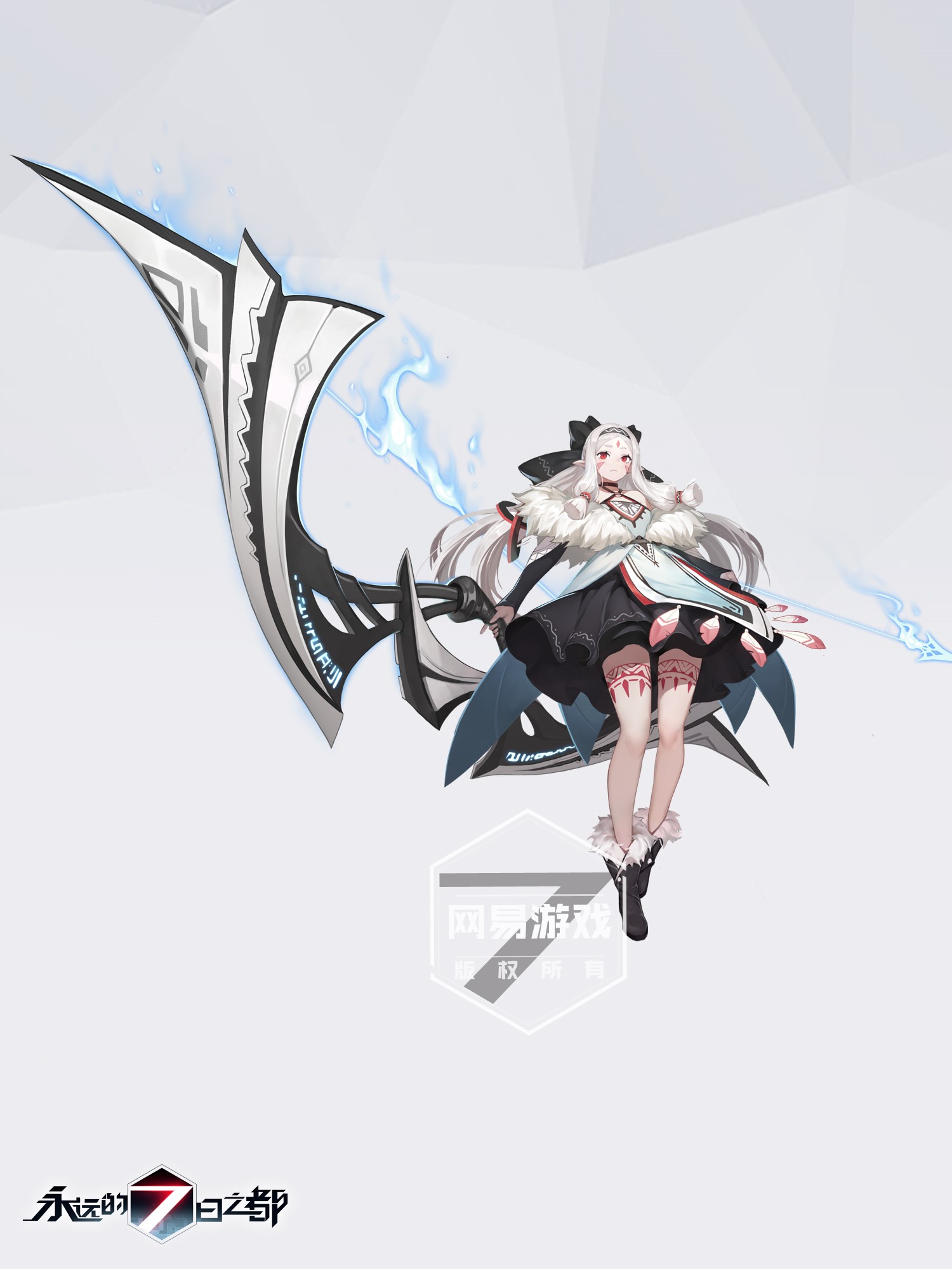Anime girl with scythe from Forever 7th Capital HD Phone Wallpaper