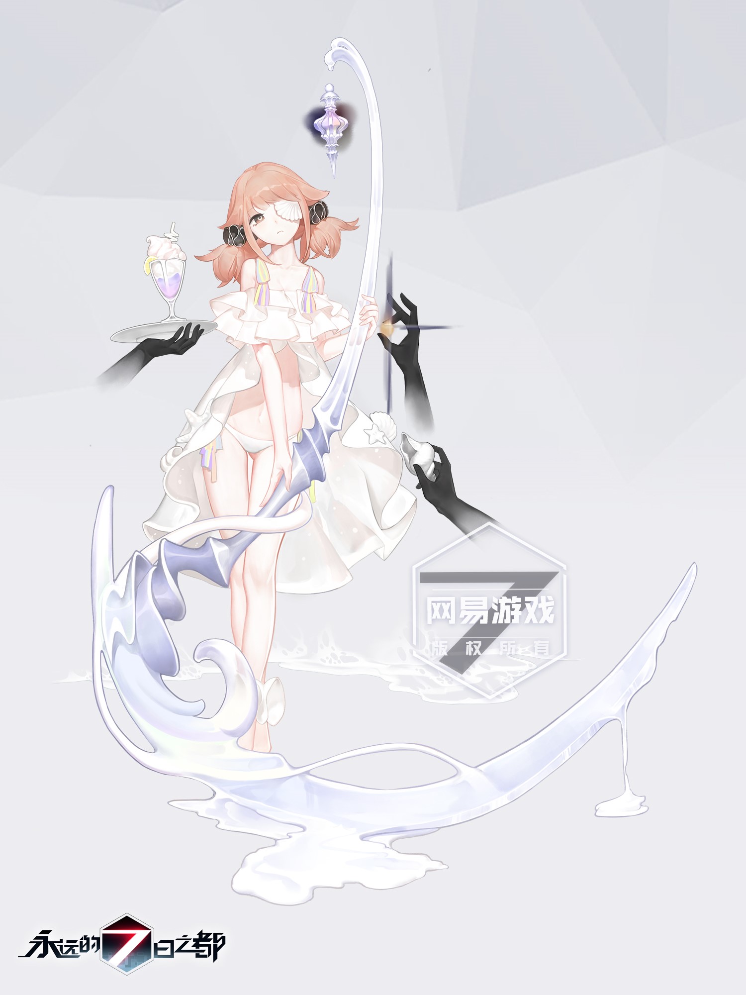 Girl from Forever 7th Capital with a scythe HD Phone Wallpaper