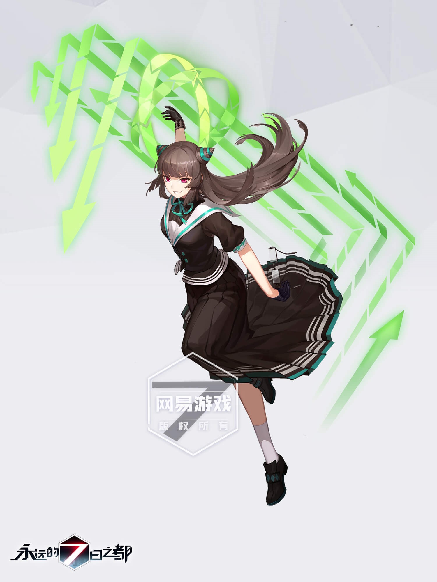 Anime girl from Forever 7th Capital HD Phone Wallpaper