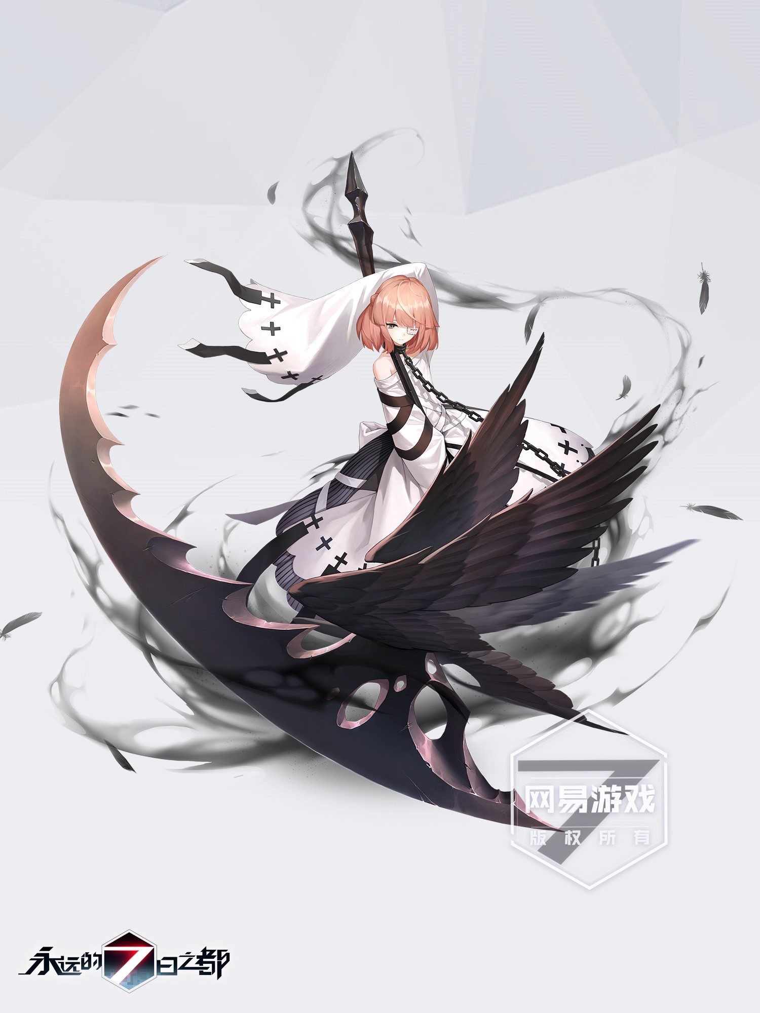 Anime girl with scythe from Forever 7th Capital HD Phone Wallpaper