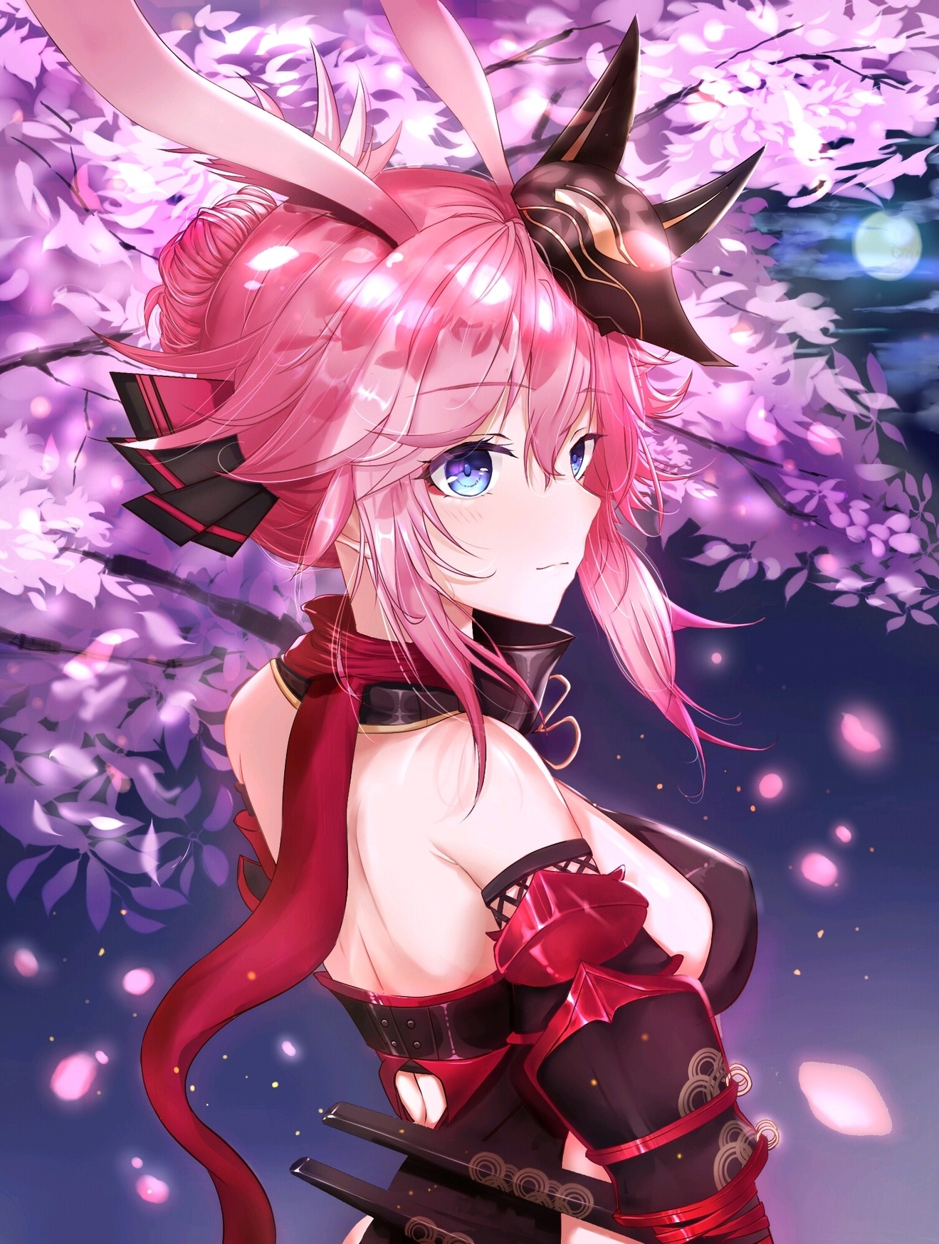 Yae Sakura Portrait Digital Art HD Phone Wallpaper