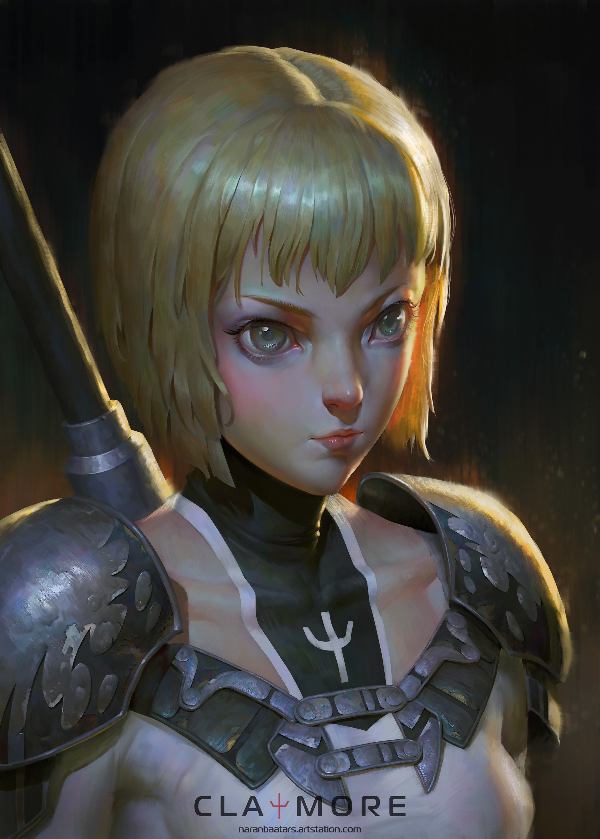 Clare from Claymore fan art HD Phone Wallpaper