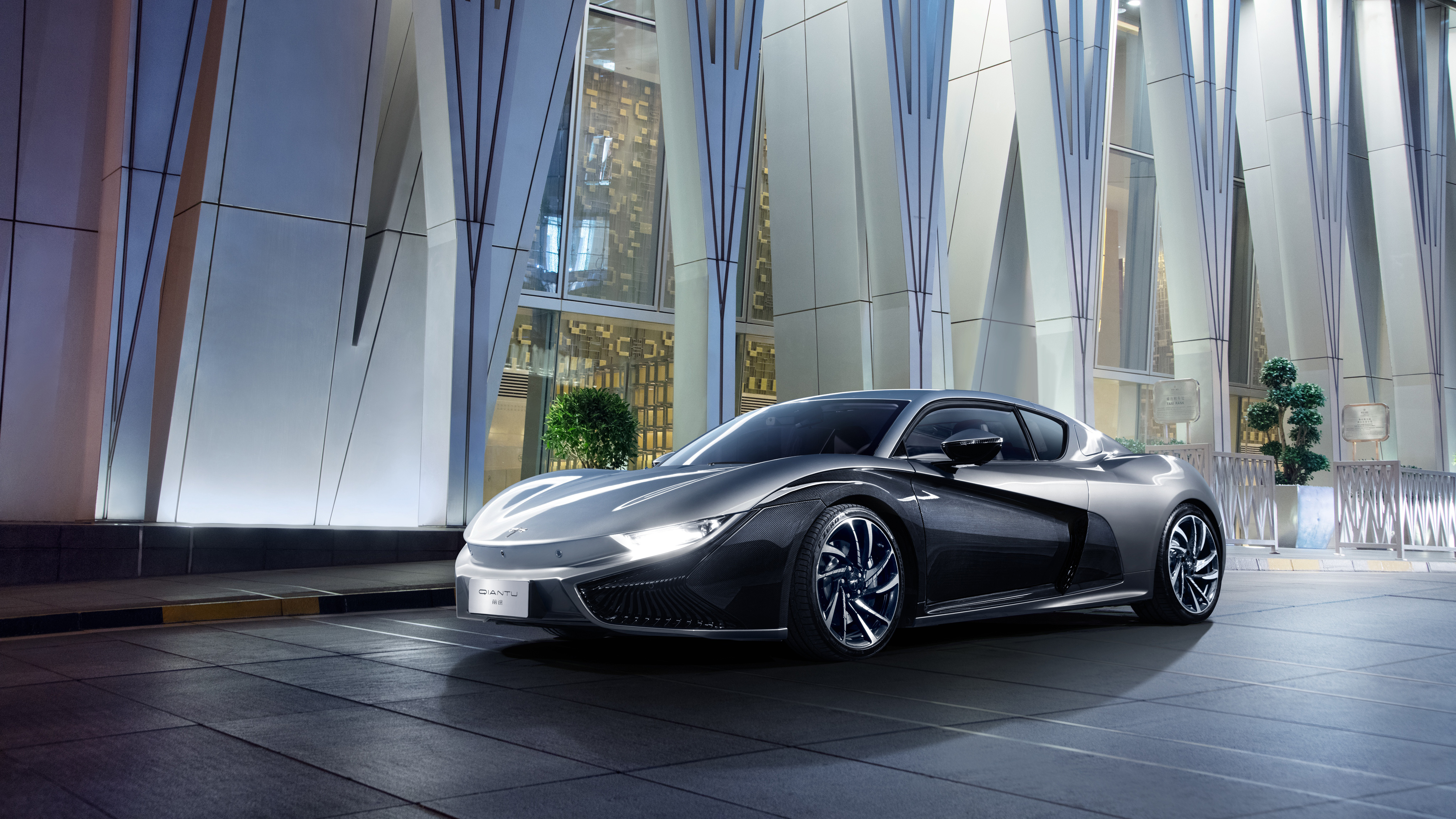 Qiantu K50 Electric Supercar 4K HD Wallpaper