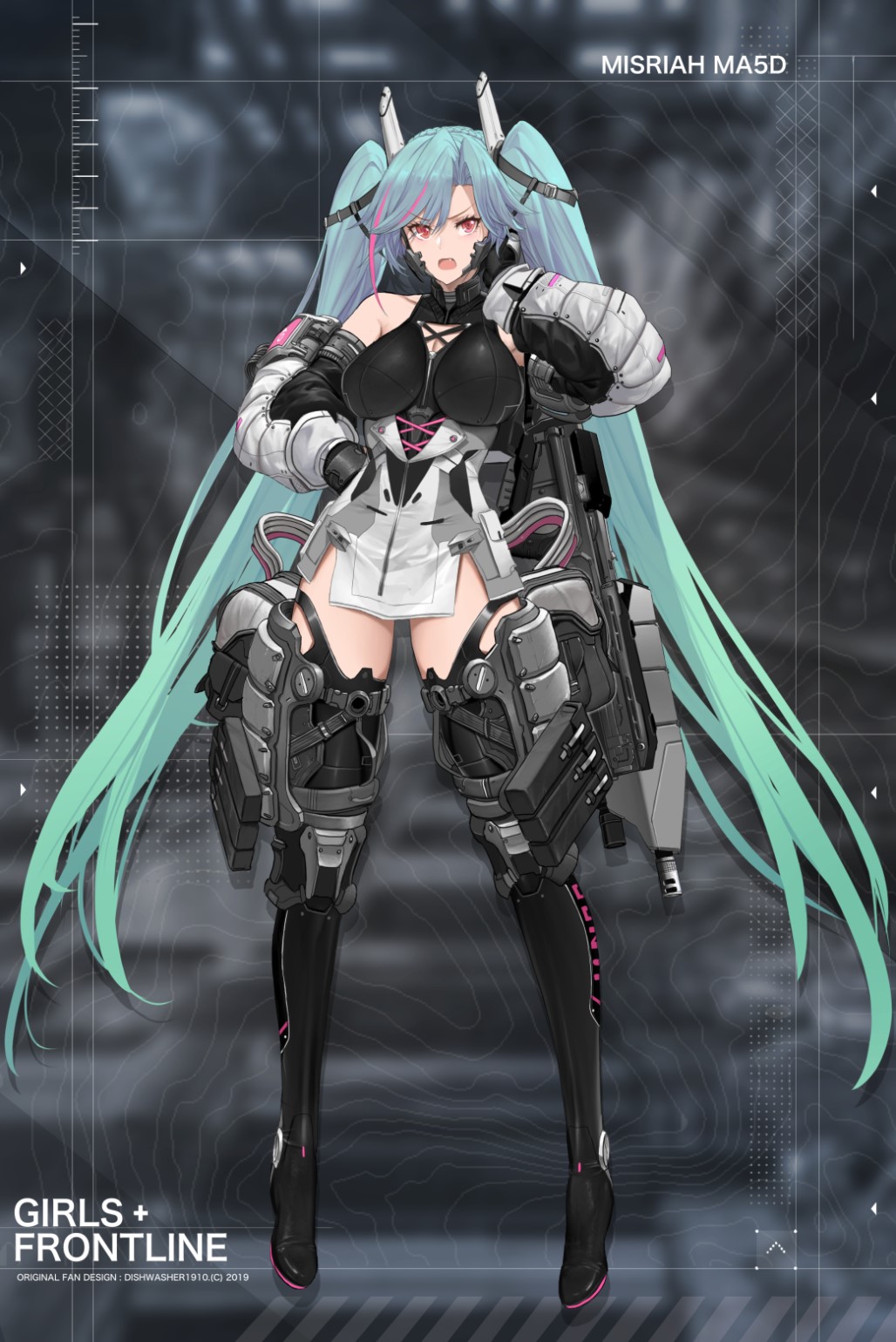 Misriah MA5D from Girls Frontline HD Phone Wallpaper