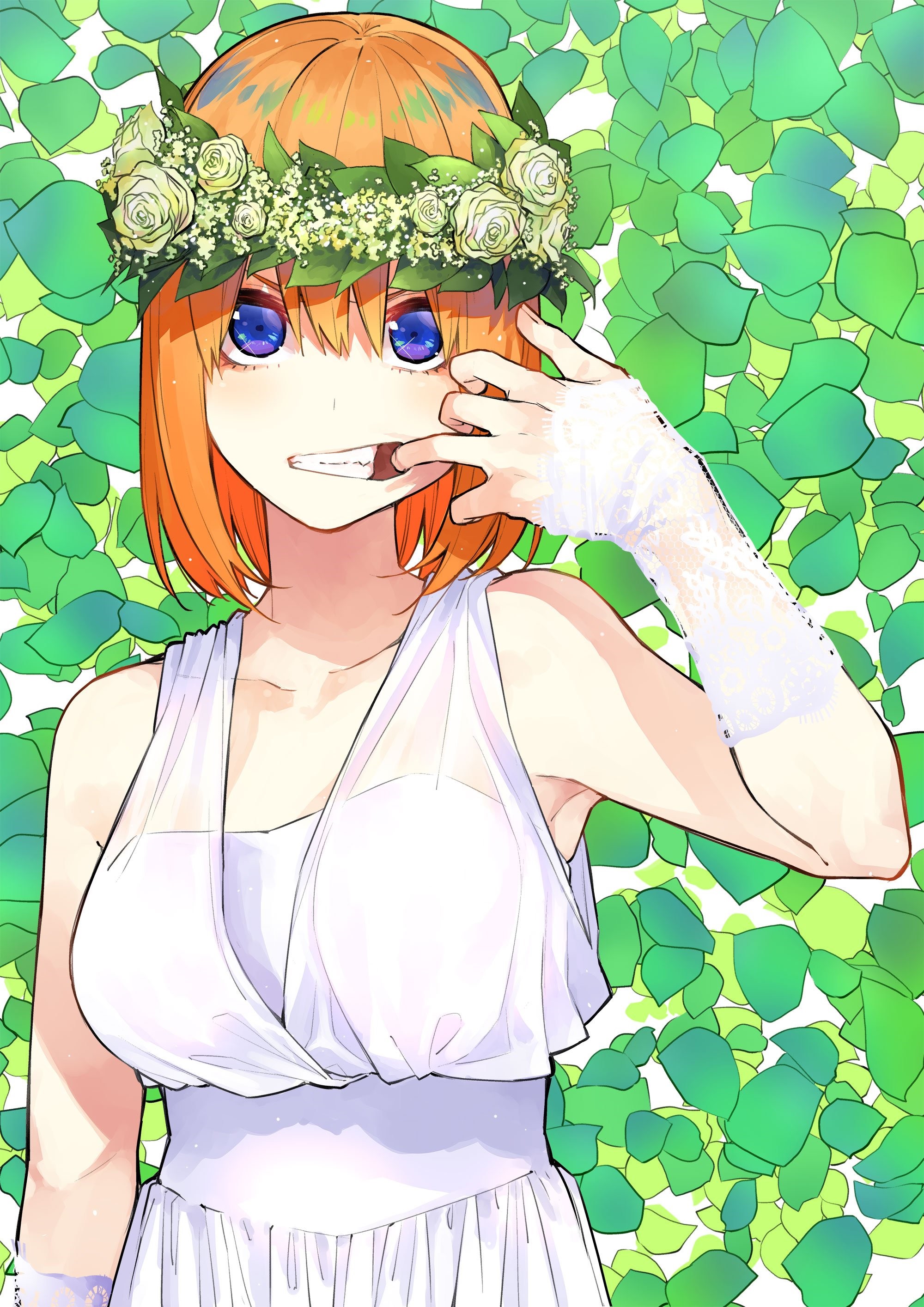 Yotsuba Nakano from The Quintessential Quintuplets HD Phone Wallpaper