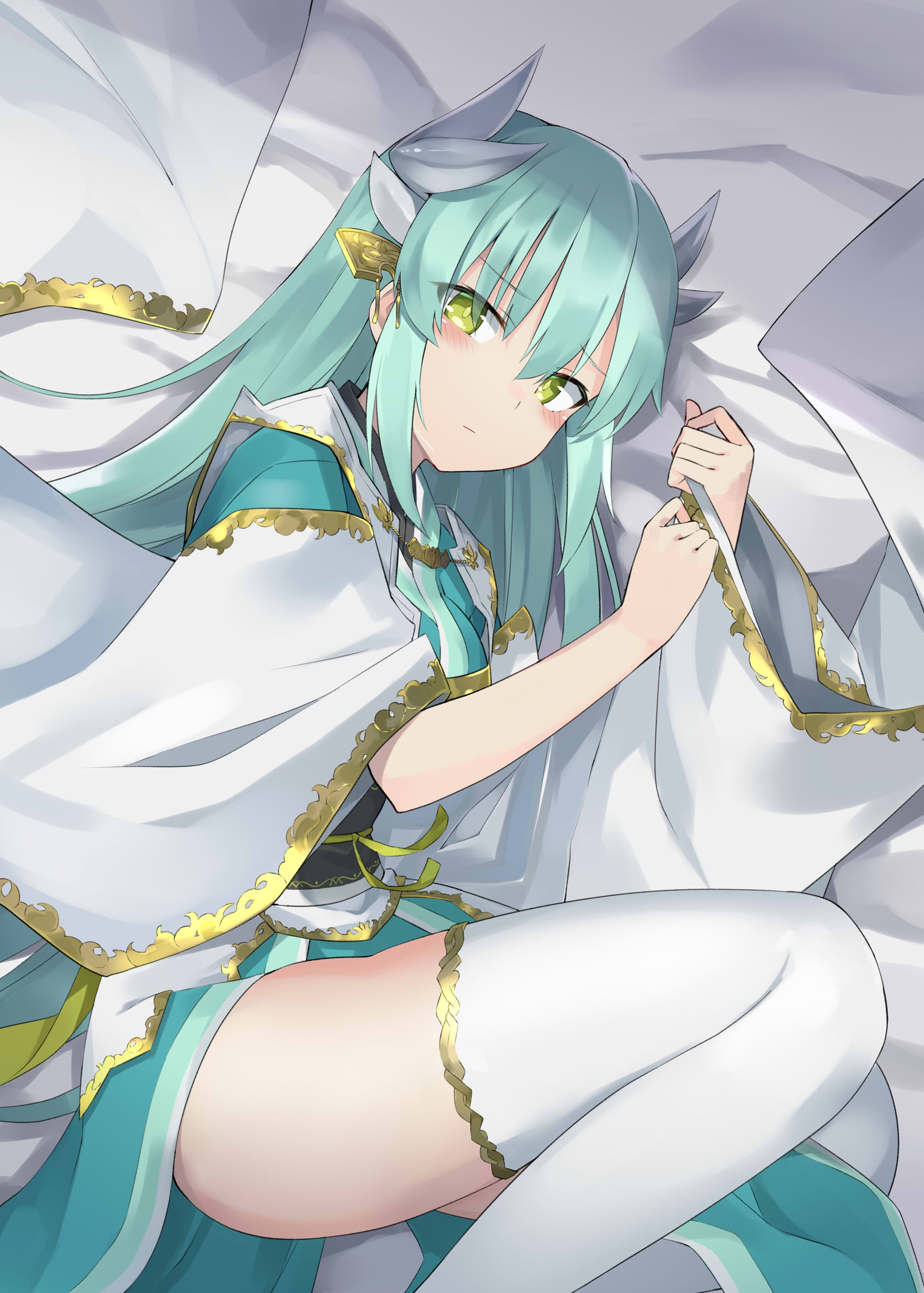 Kiyohime from Fate/Grand Order lying down HD Phone Wallpaper