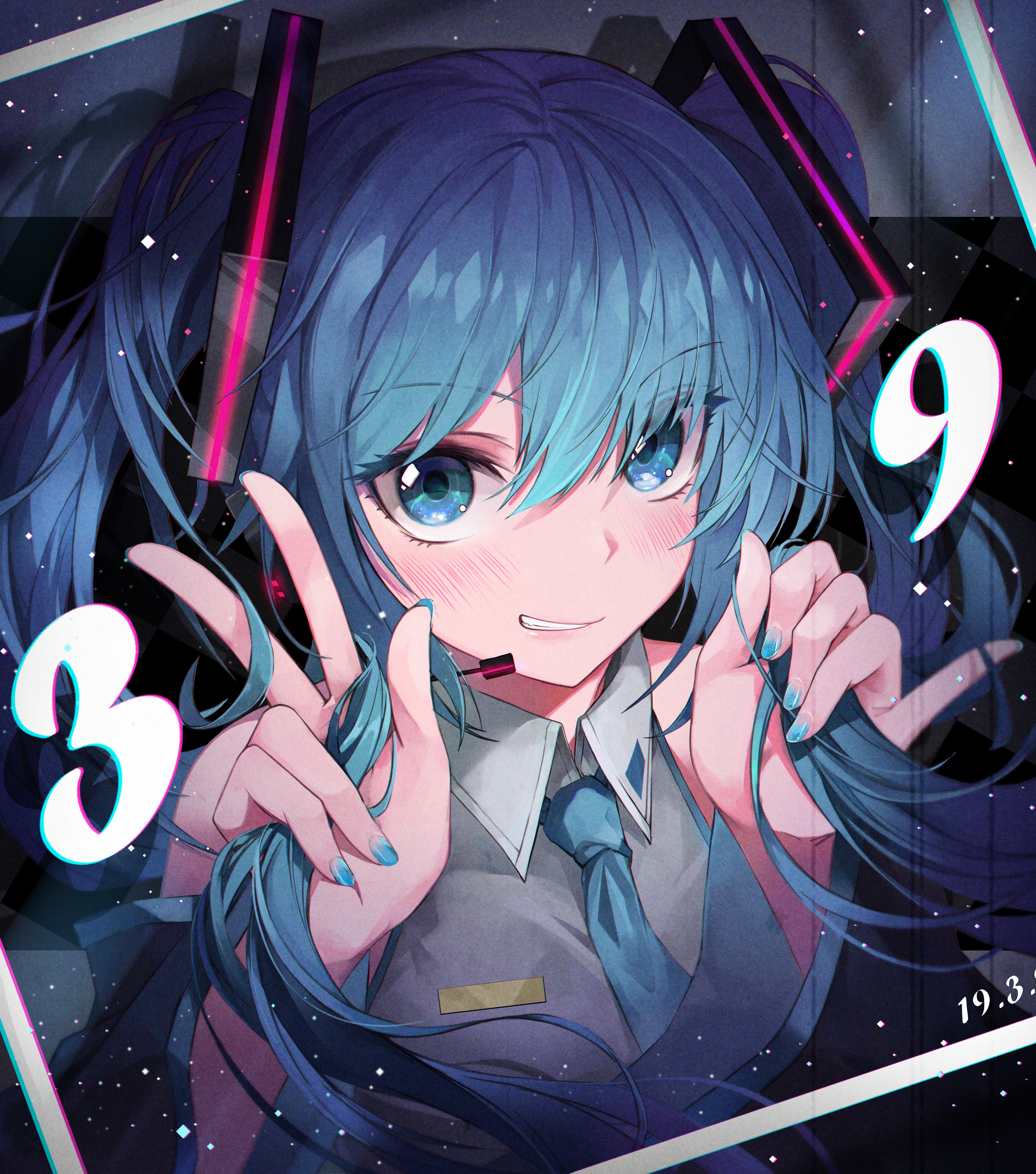 Hatsune Miku from Vocaloid HD Phone Wallpaper