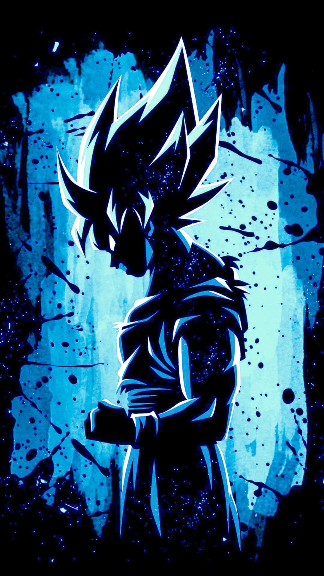Goku from Dragon Ball Z in Ultra Instinct HD Phone Wallpaper
