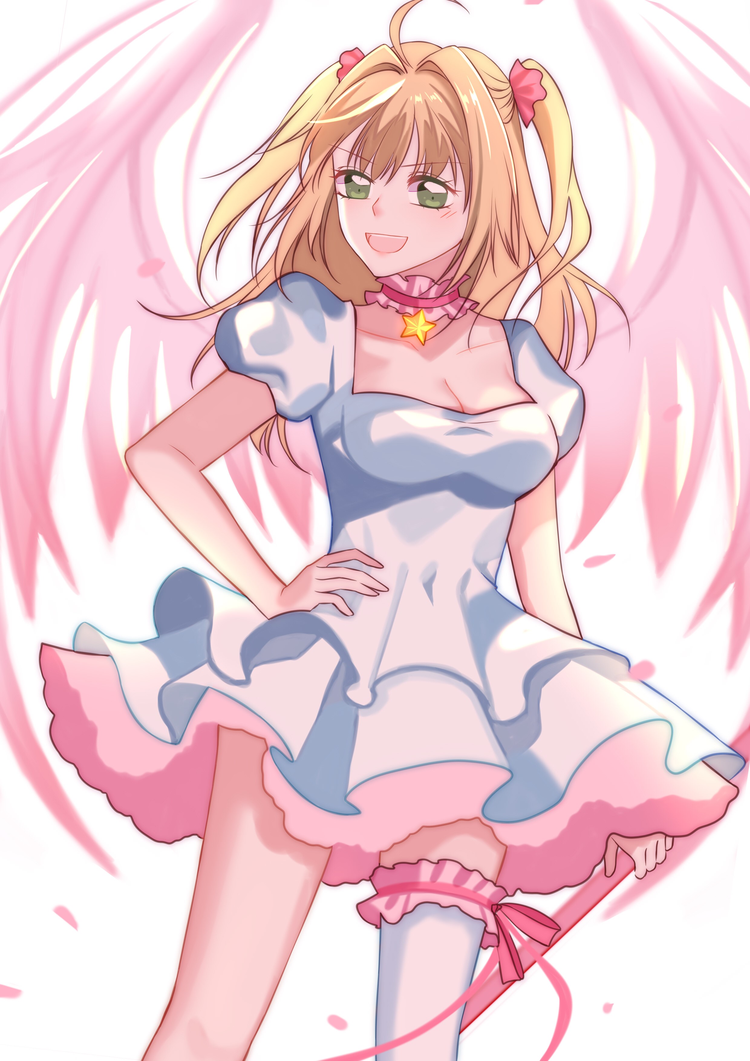 Sakura Kinomoto from Cardcaptor Sakura with wings HD Phone Wallpaper