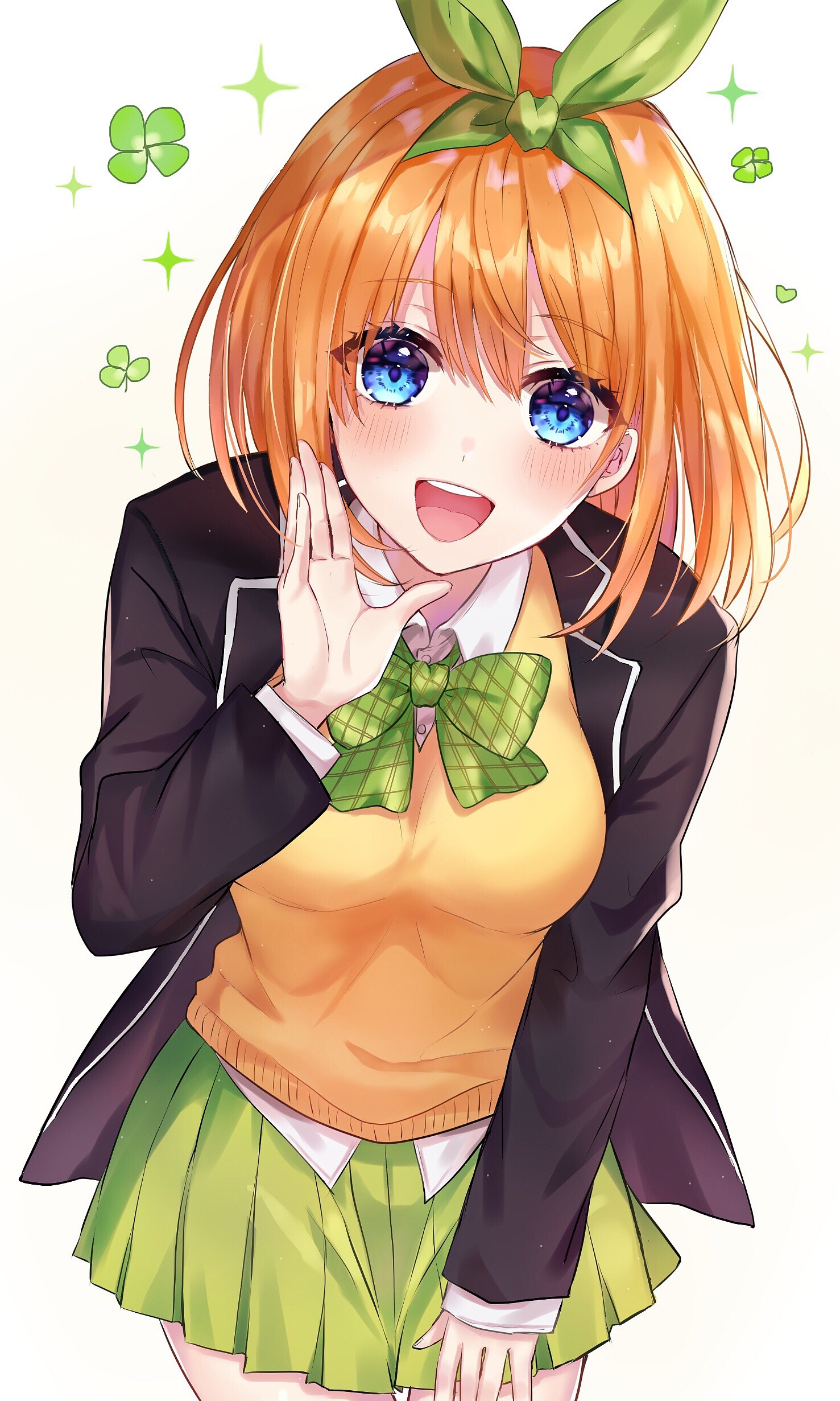 Nakano Yotsuba from 5-toubun no Hanayome HD Phone Wallpaper