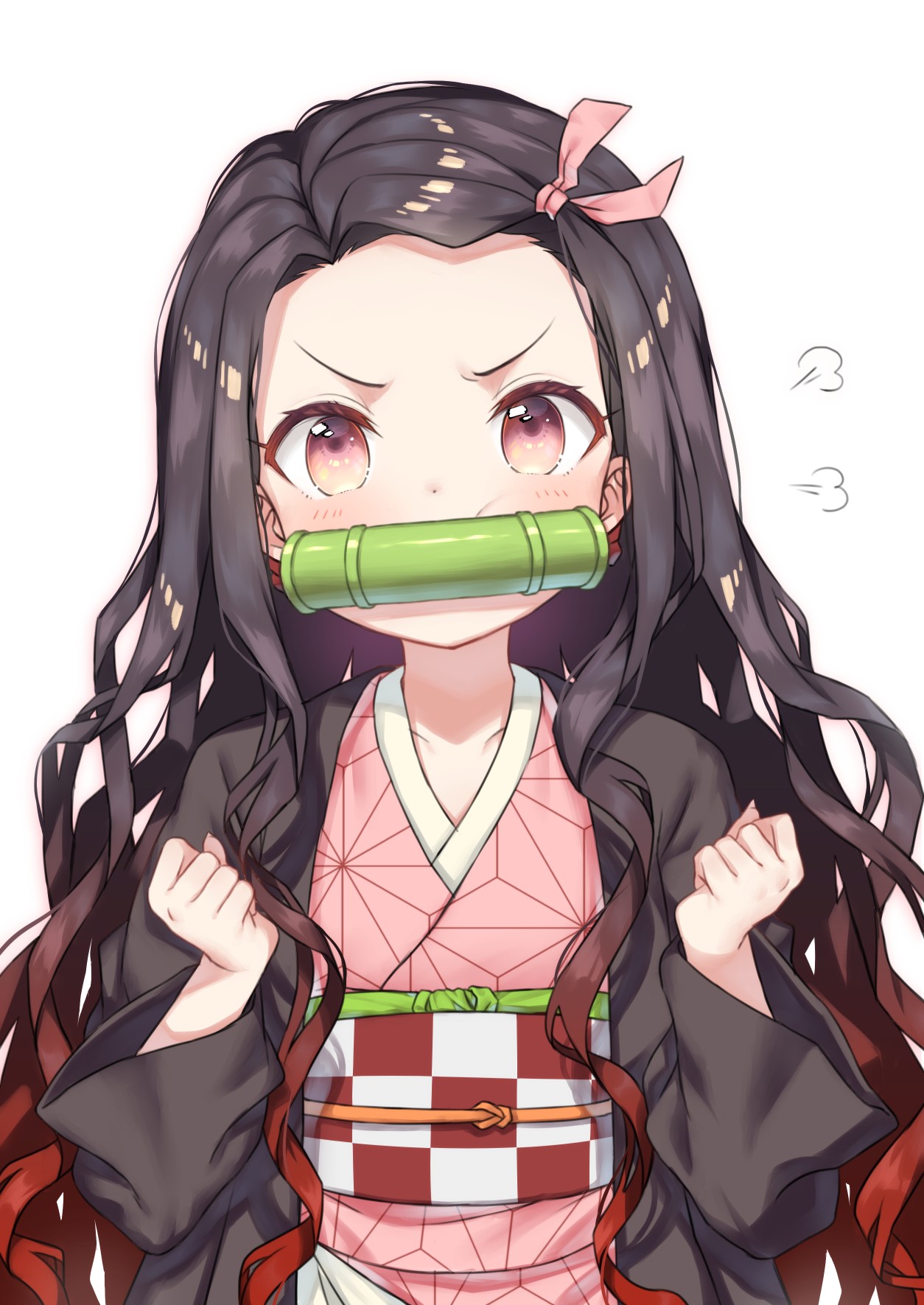 Kamado Nezuko from Kimetsu no Yaiba HD Phone Wallpaper