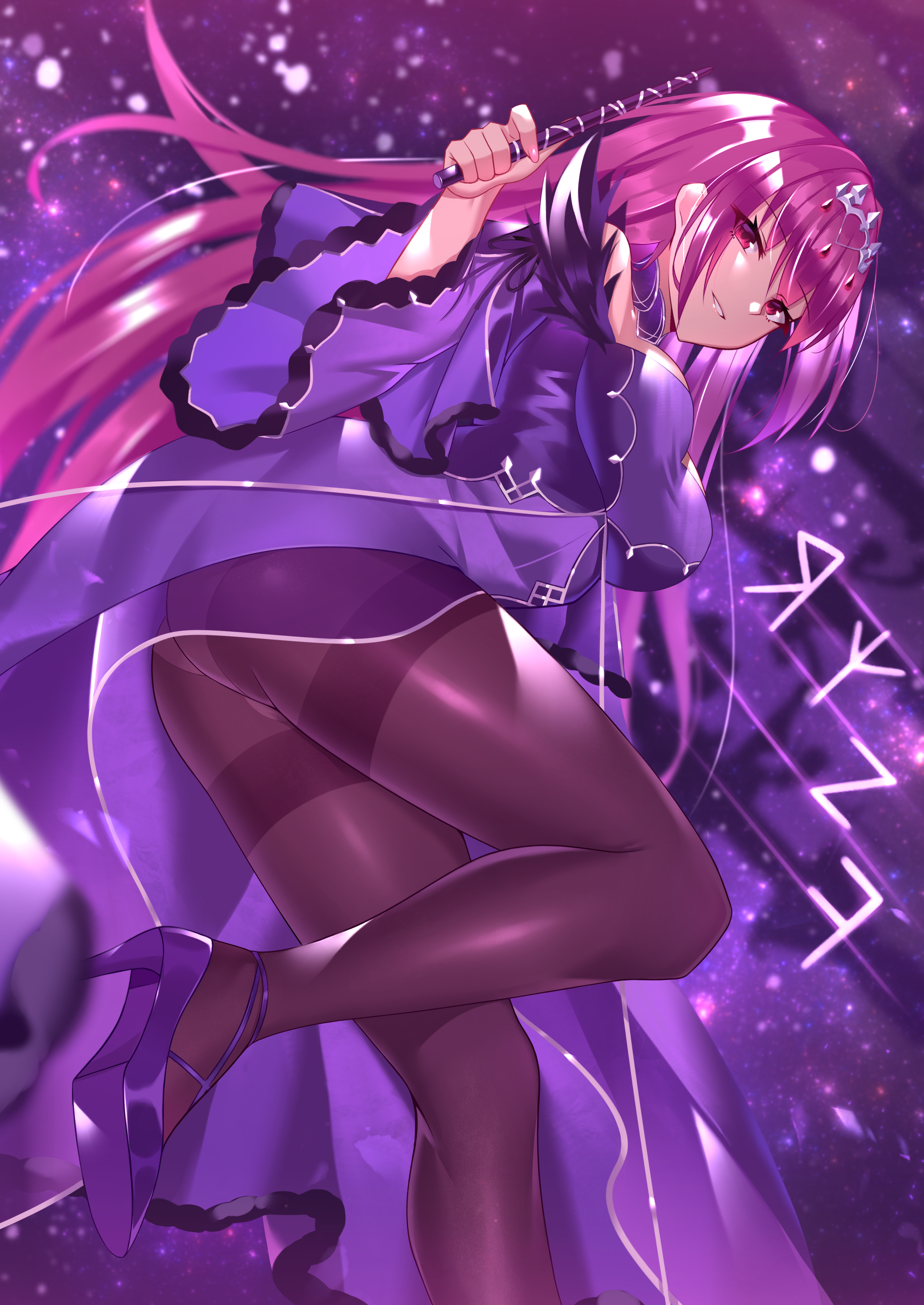 Scathach from Fate/Grand Order HD Phone Wallpaper
