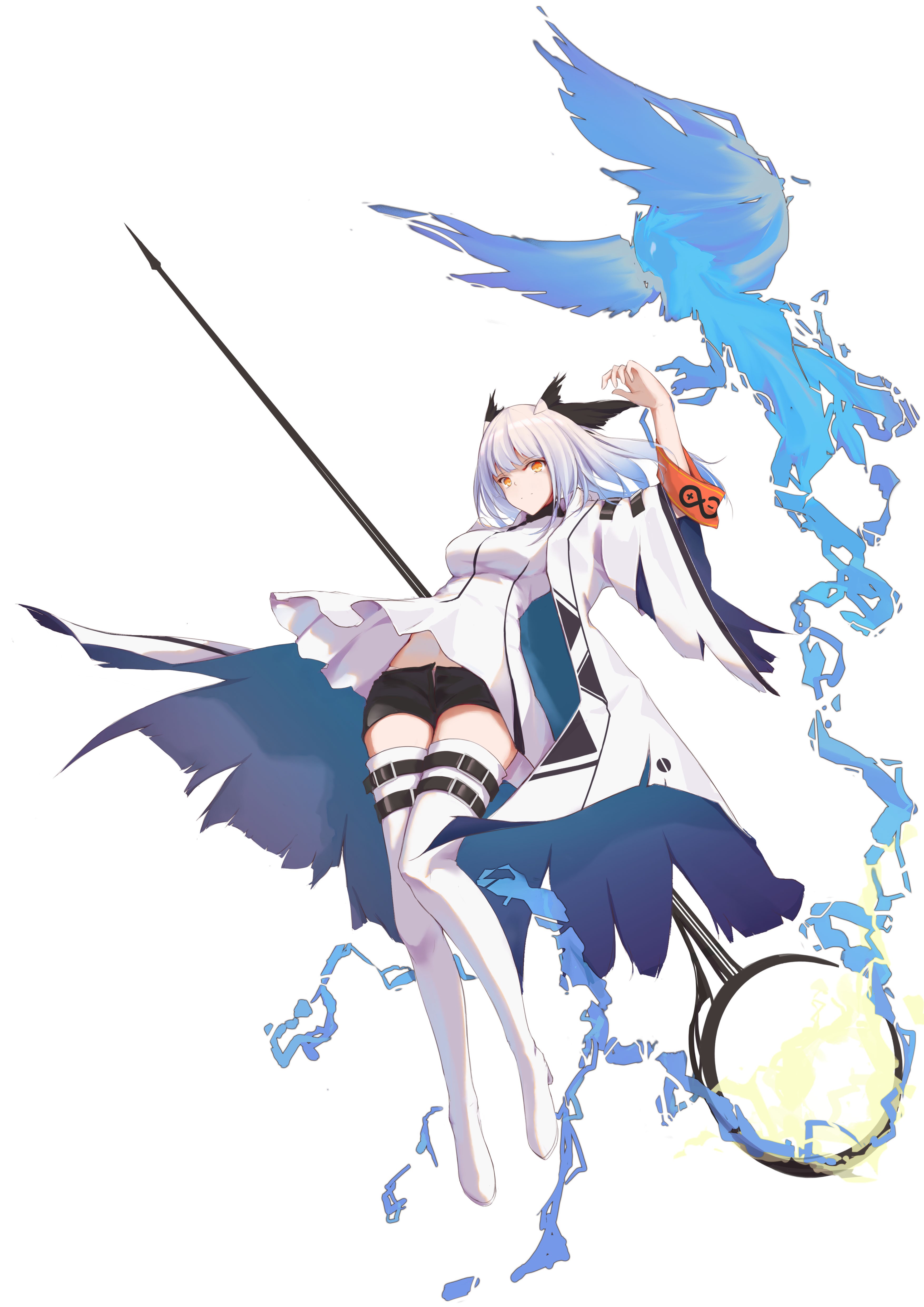 Ptilopsis from Arknights HD Phone Wallpaper