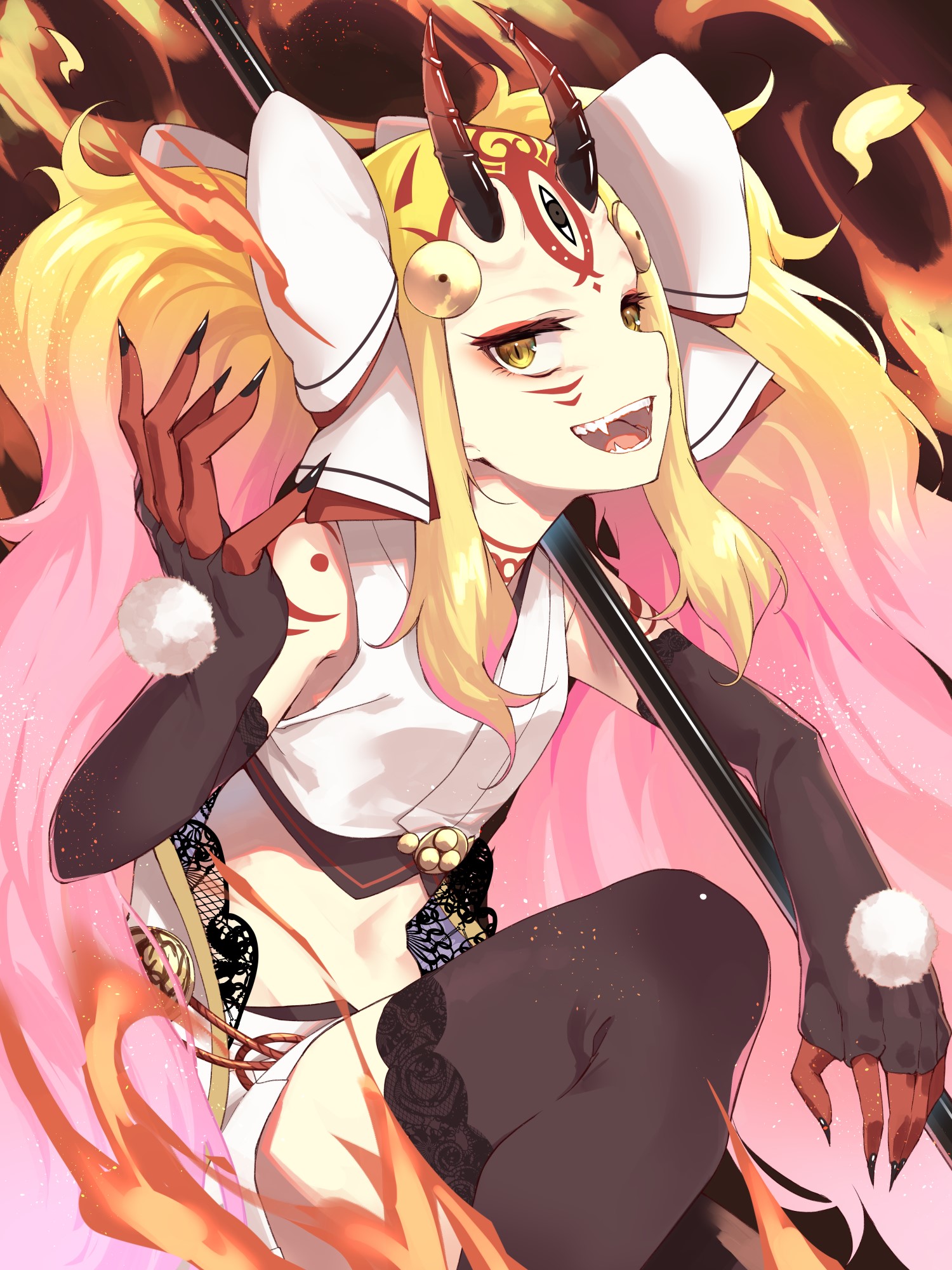 Ibaraki Douji from Fate/Grand Order HD Phone Wallpaper