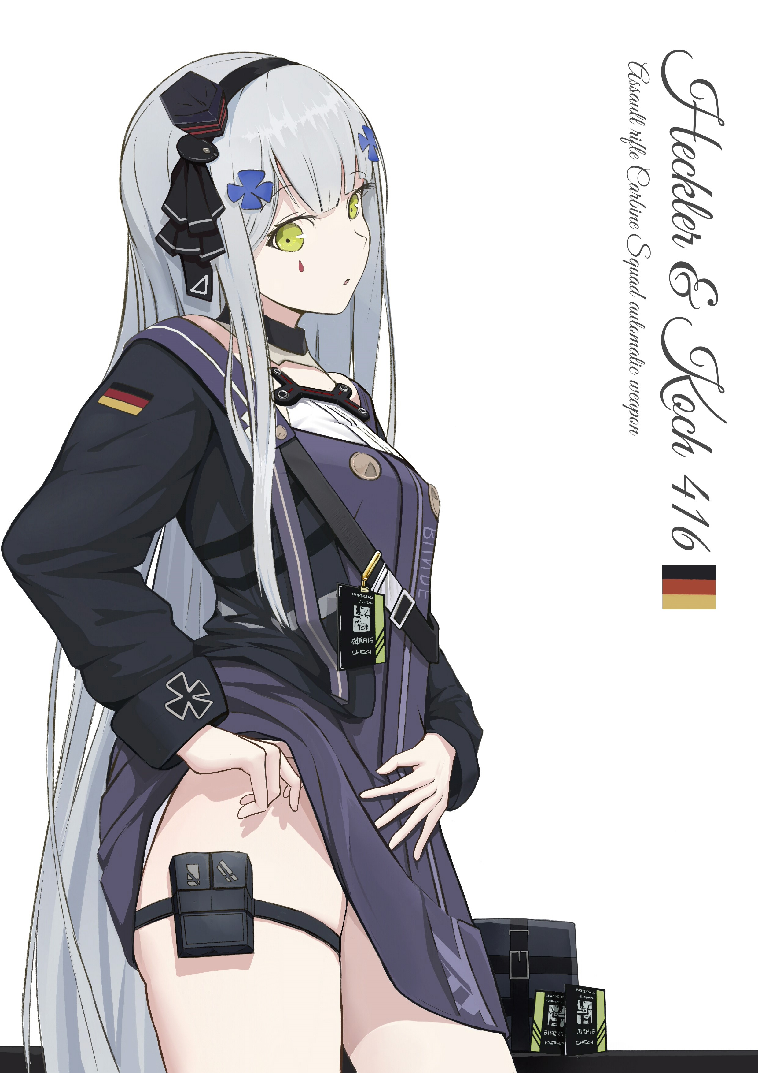 HK416 from Girls Frontline HD Phone Wallpaper