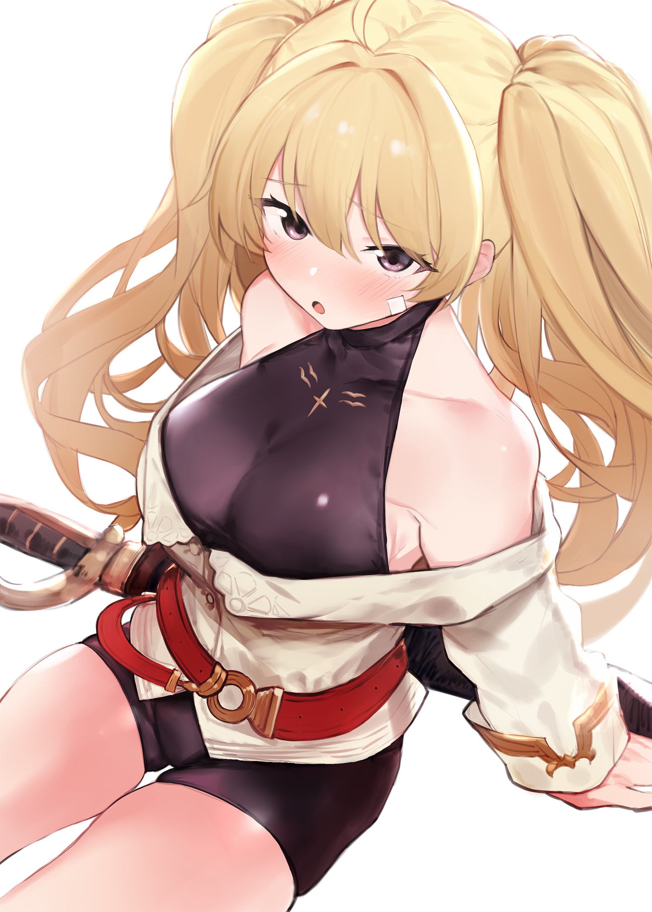 Anime girl with blonde pigtails from Granblue Fantasy HD Phone Wallpaper