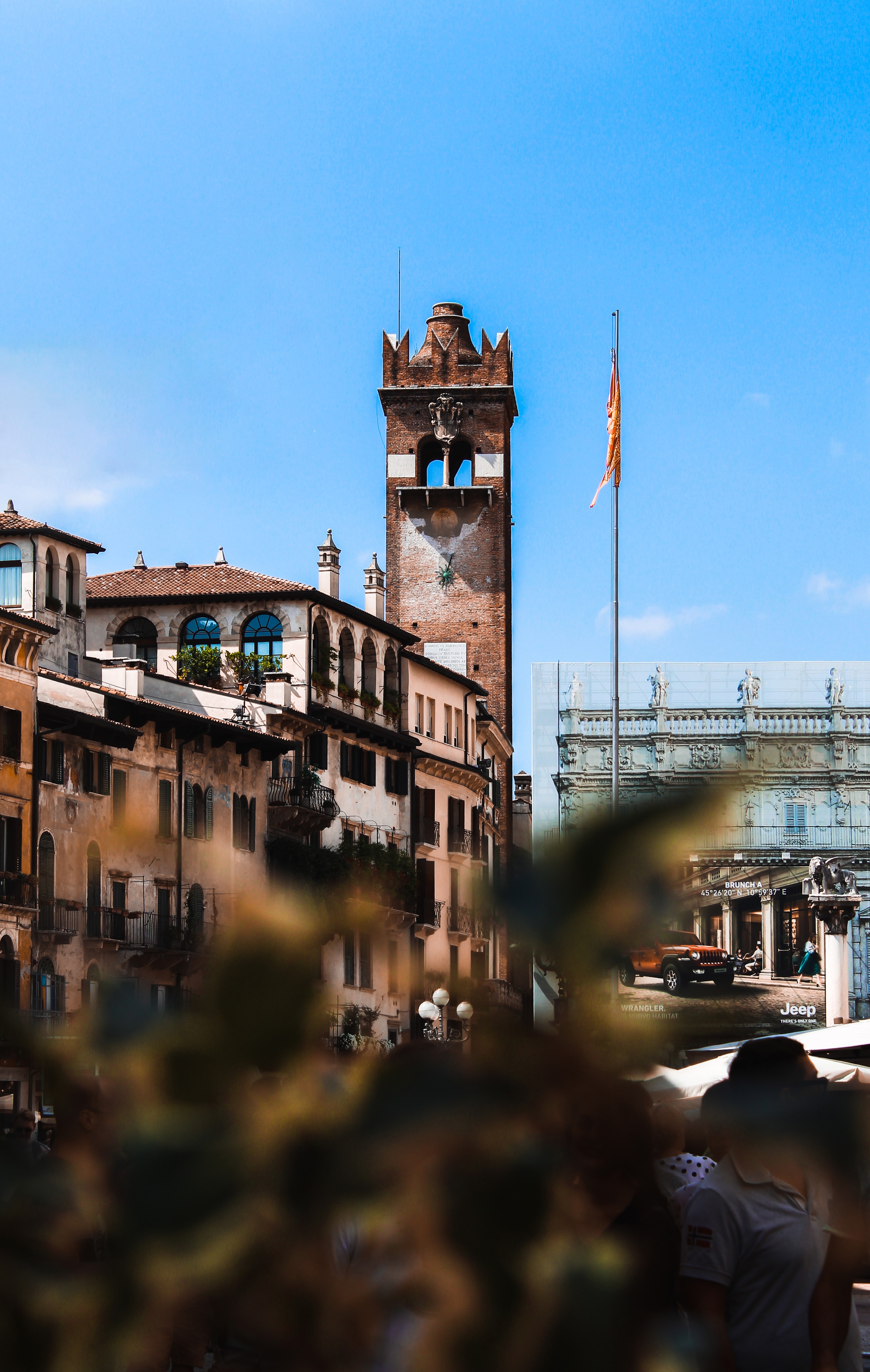 Tower and buildings in Italy HD Phone Wallpaper
