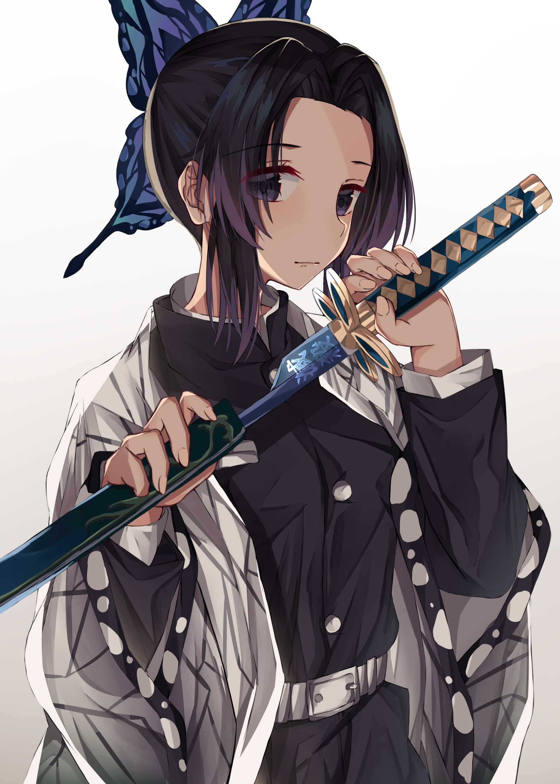 Kochou Shinobu from Kimetsu no Yaiba HD Phone Wallpaper