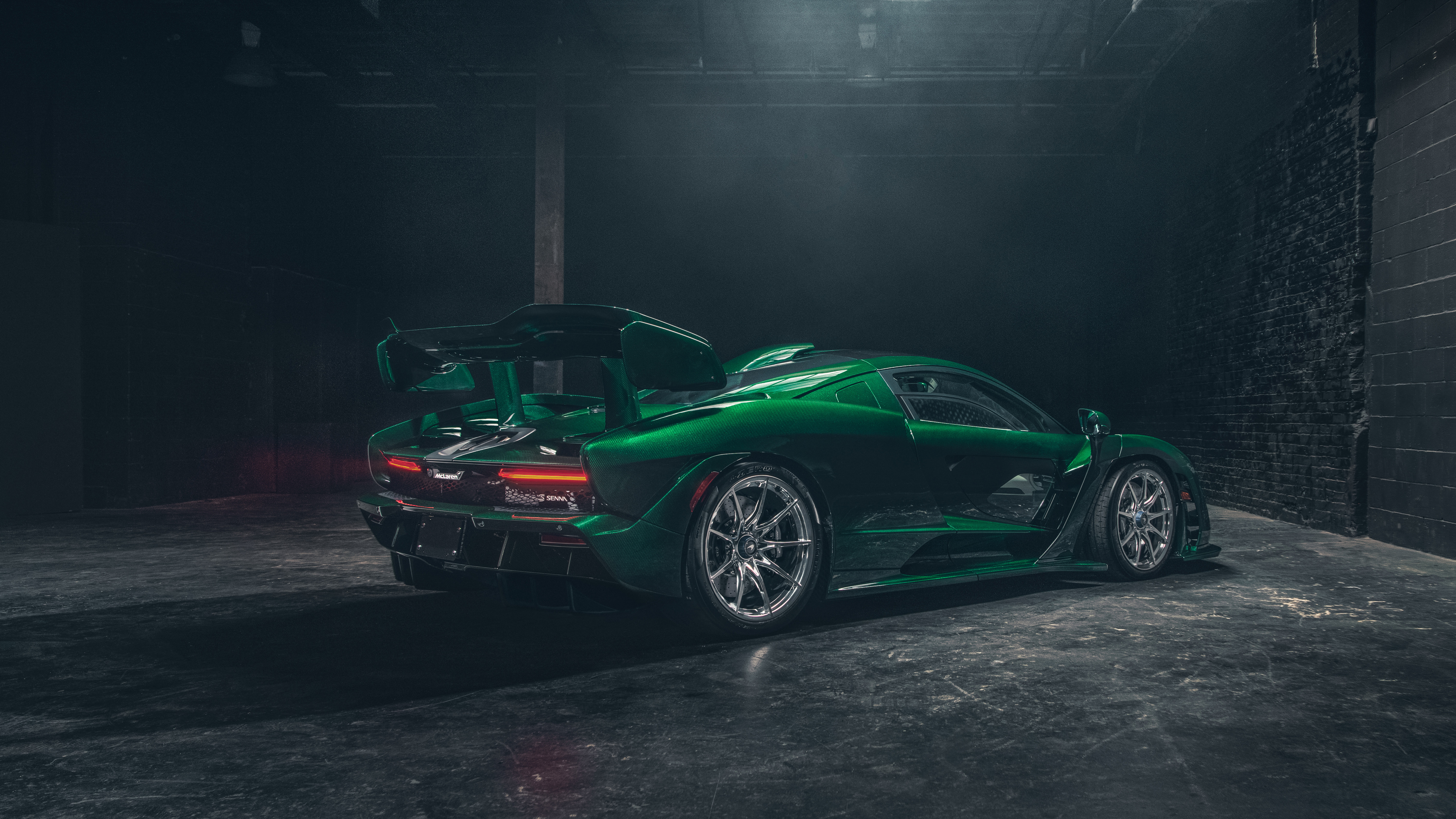 Emerald Green McLaren Senna 2018 4K HD Wallpaper