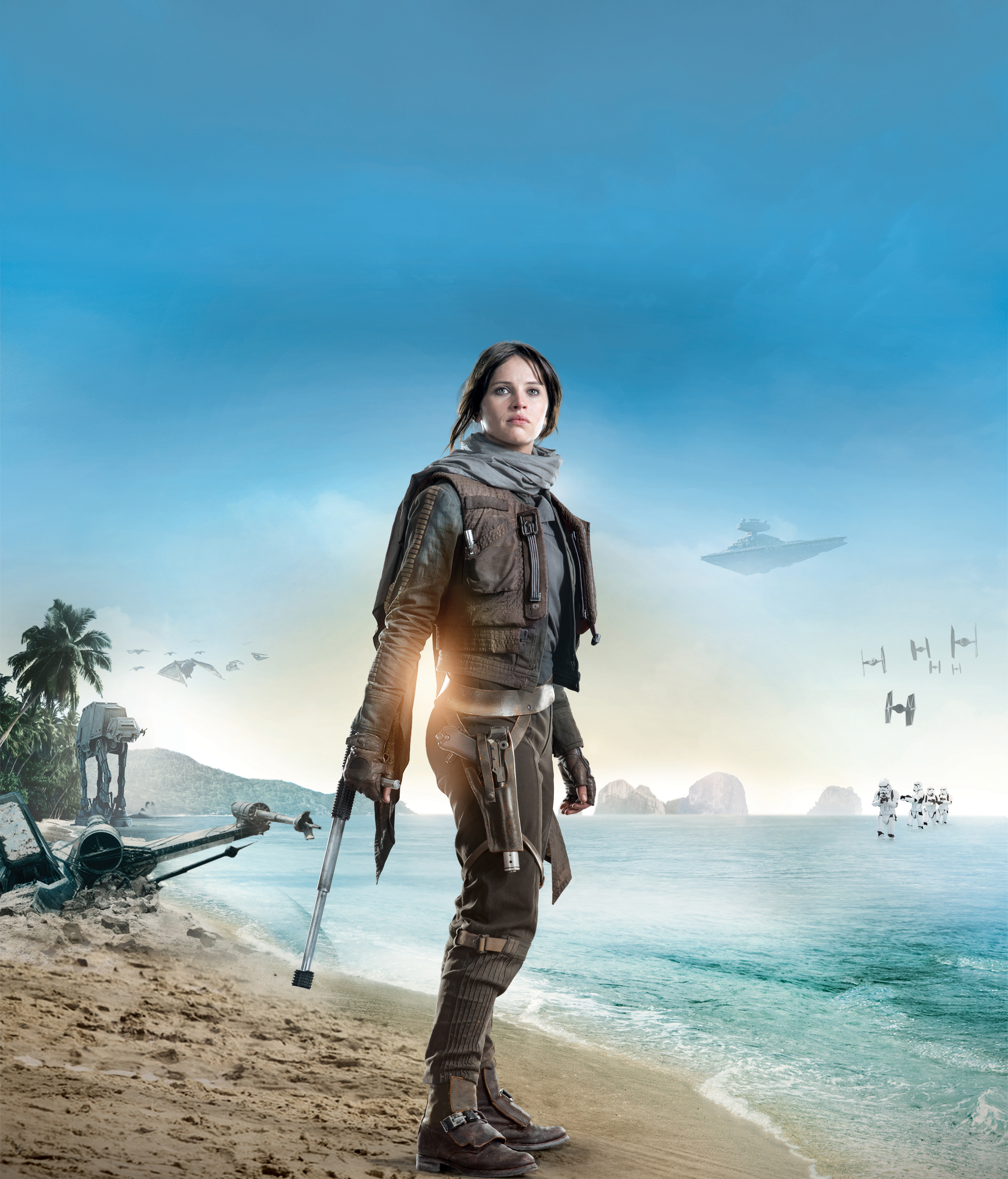 Jyn Erso from Rogue One: A Star Wars Story 4K HD Wallpaper