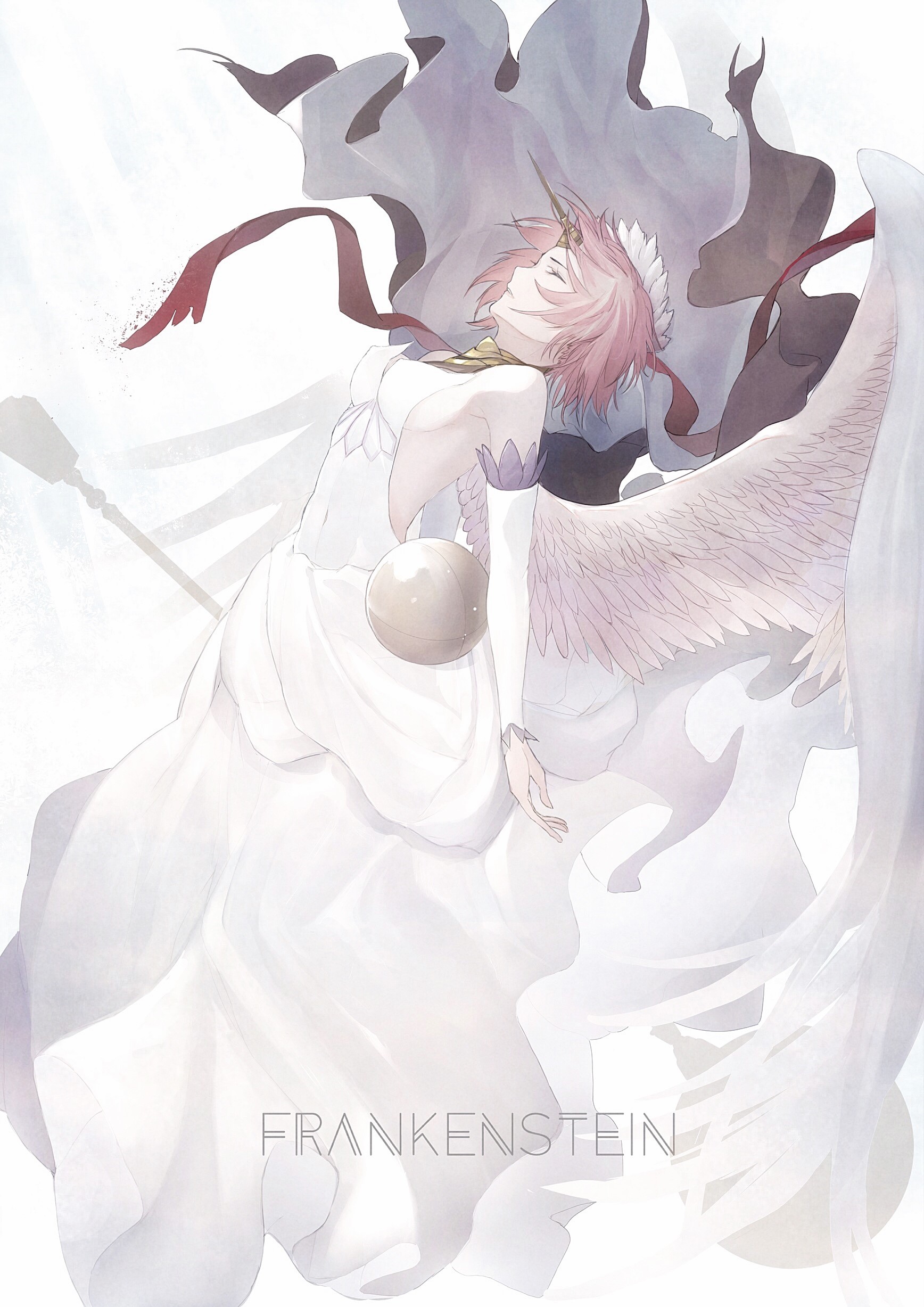 Frankenstein from Fate Series in a Wedding Dress HD Phone Wallpaper