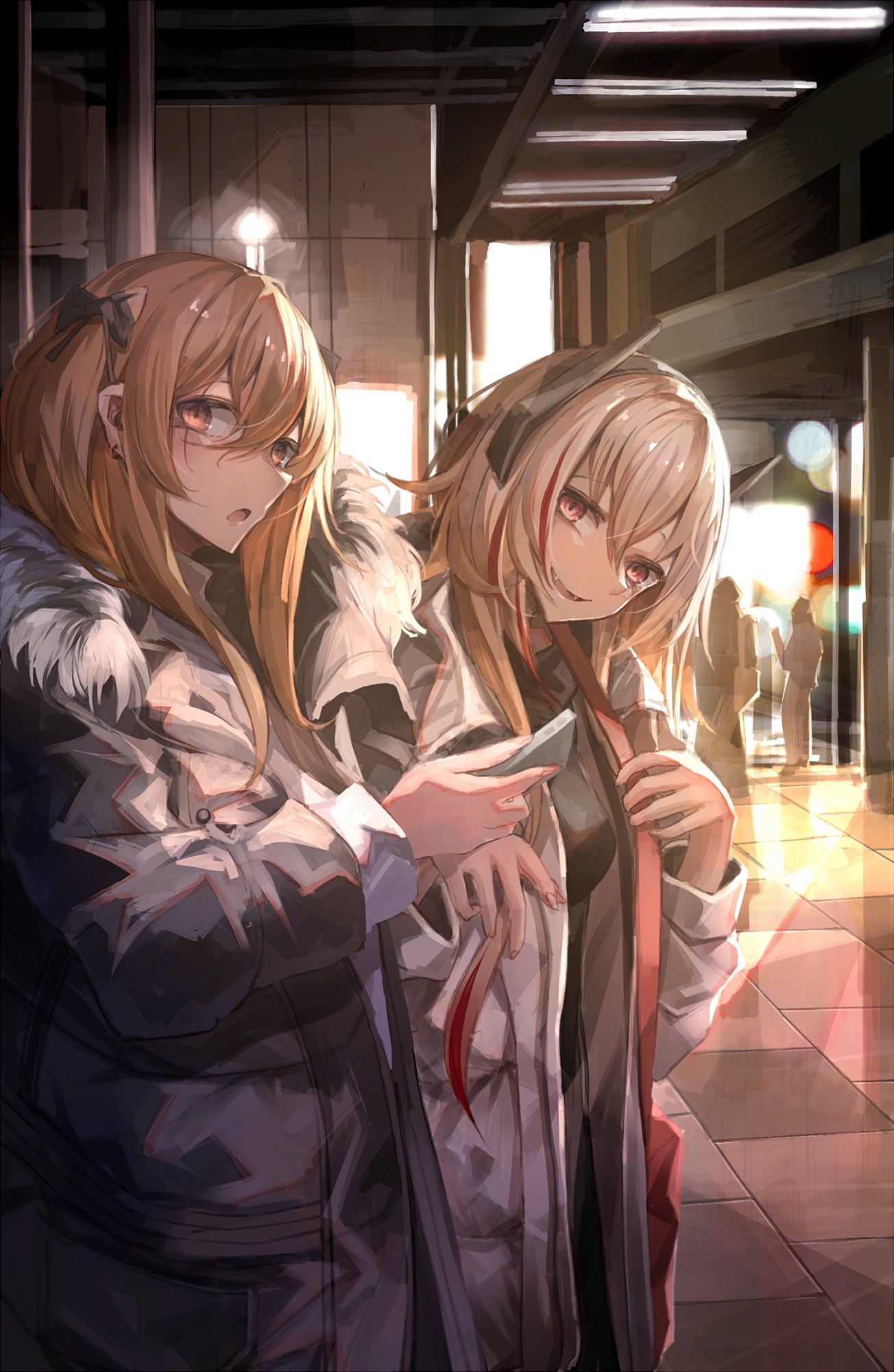 M4 SOPMOD II and another girl from Girls Frontline HD Phone Wallpaper