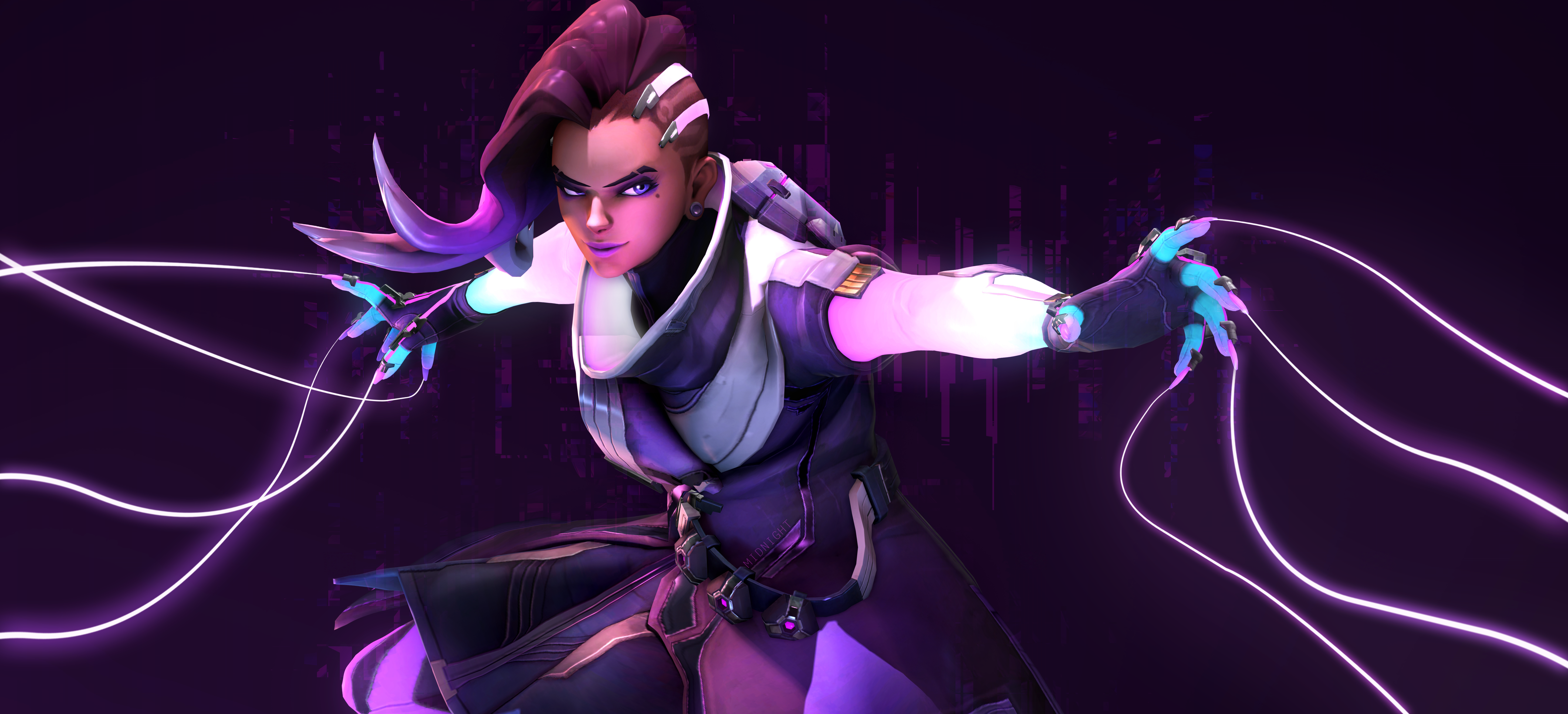 Sombra from Overwatch HD Wallpaper