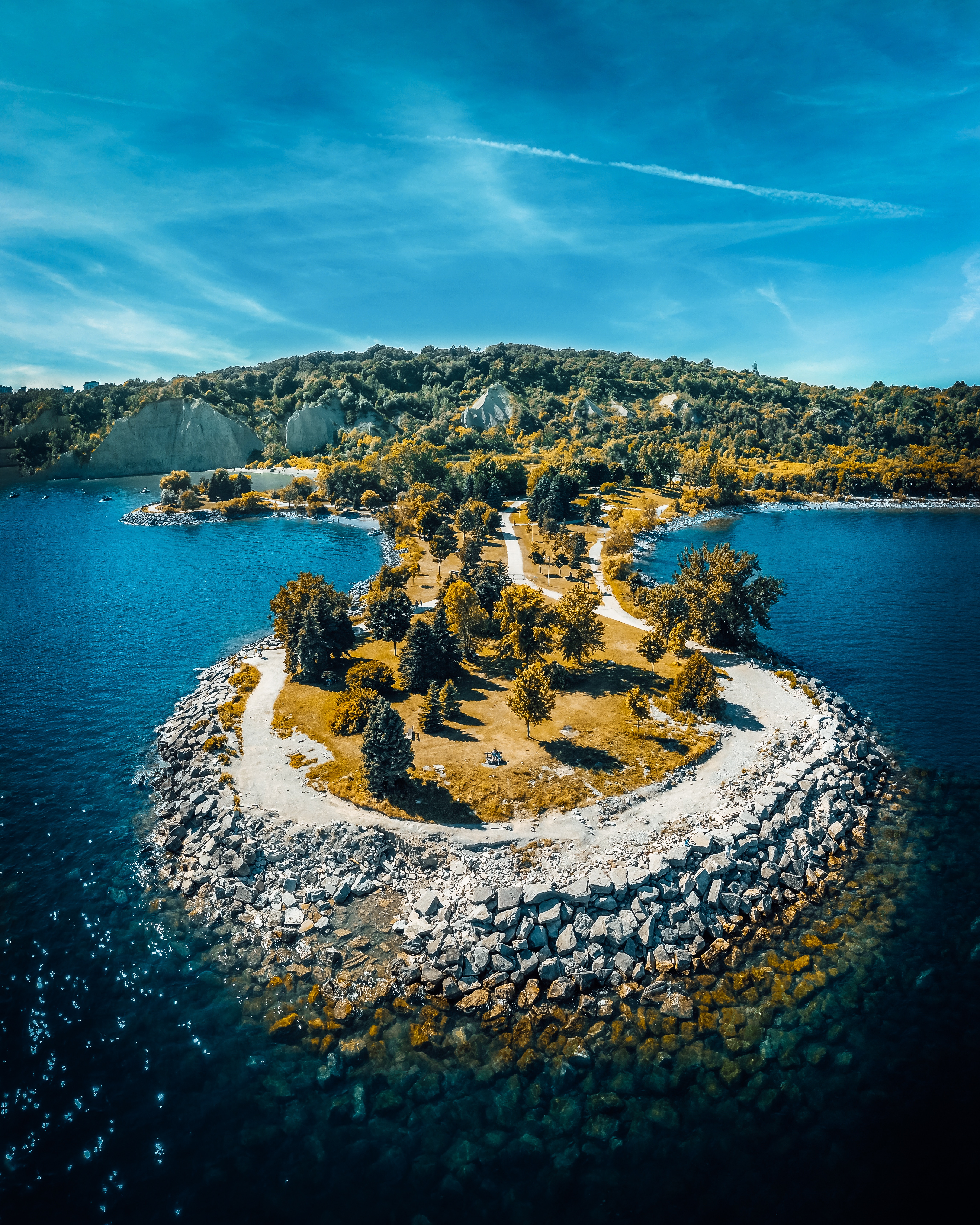 Scarborough Bluffs, Toronto, Canada HD Wallpaper