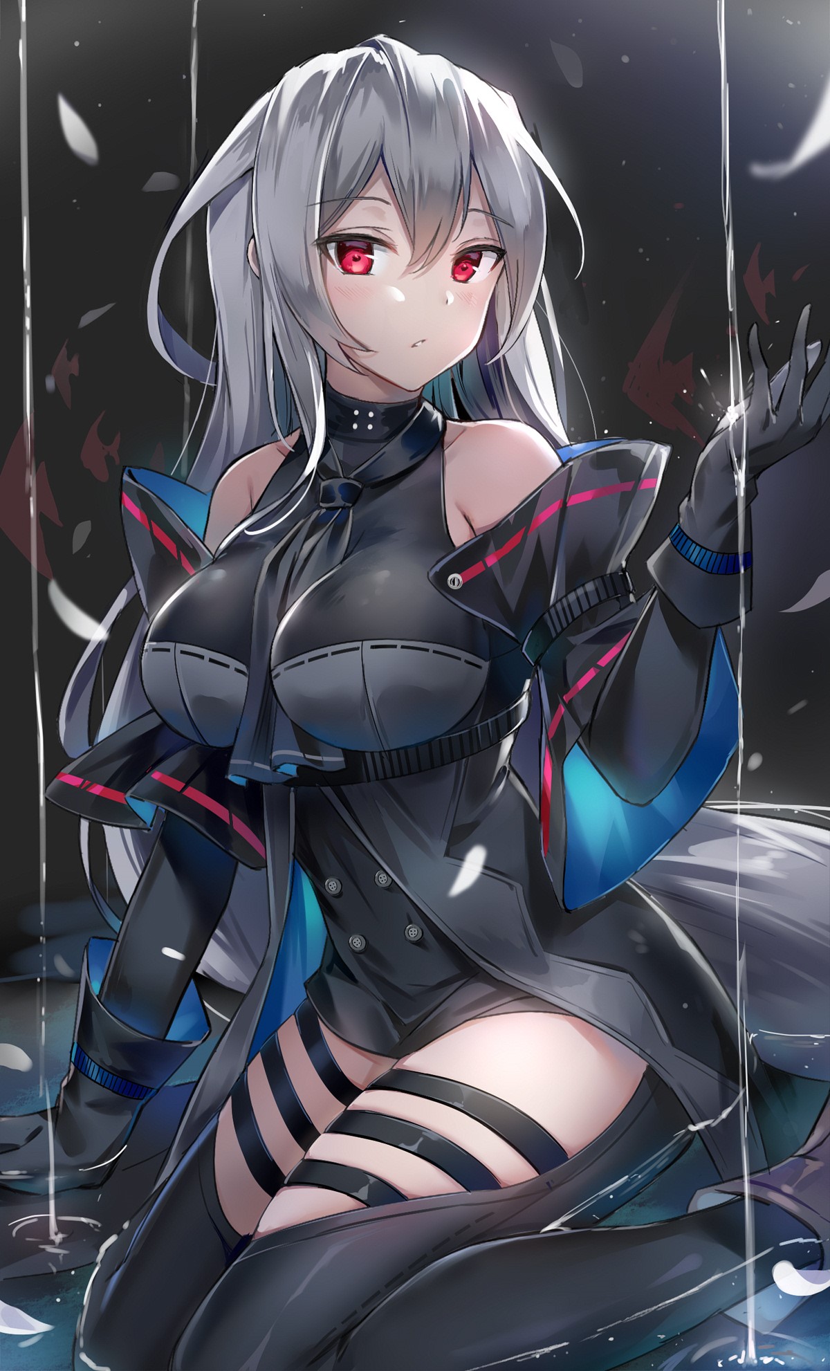 Skadi from Arknights HD Phone Wallpaper