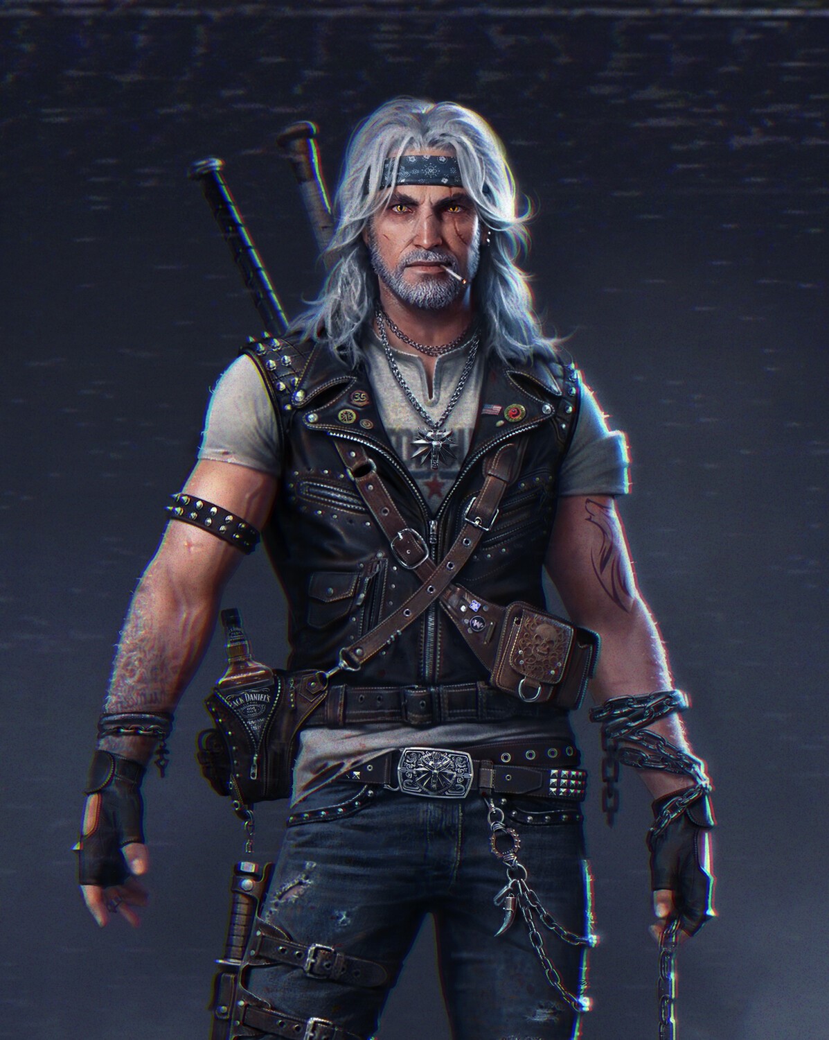 Geralt of Rivia from The Witcher 3: Wild Hunt HD Phone Wallpaper