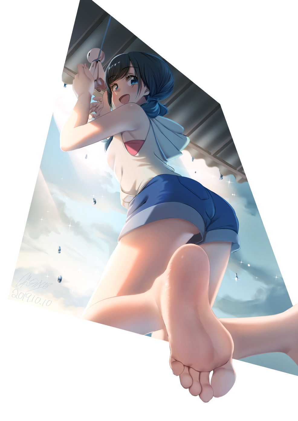 Hina Amano from Tenki no Ko in Digital Art HD Phone Wallpaper