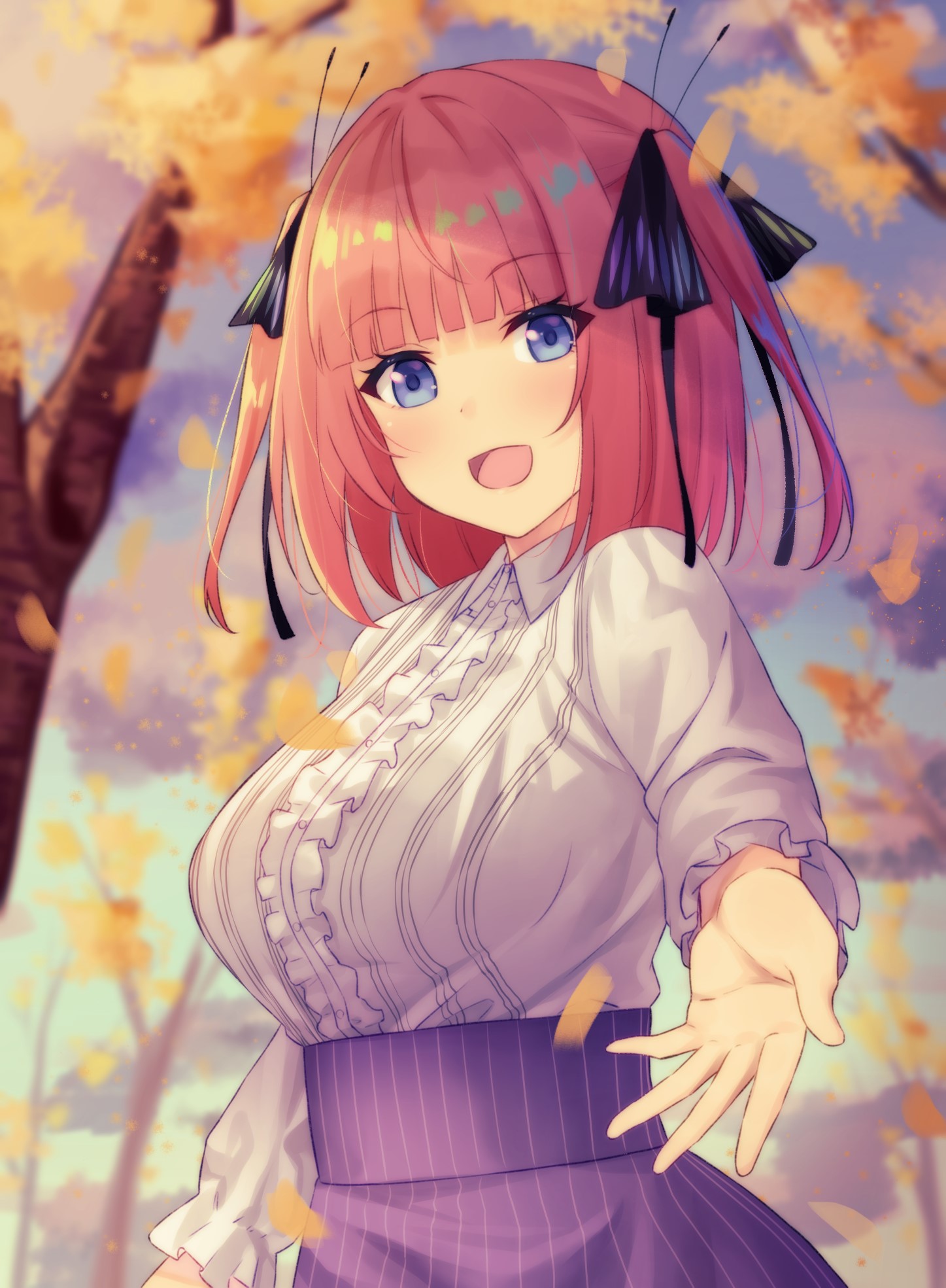 Nakano Nino from The Quintessential Quintuplets HD Phone Wallpaper