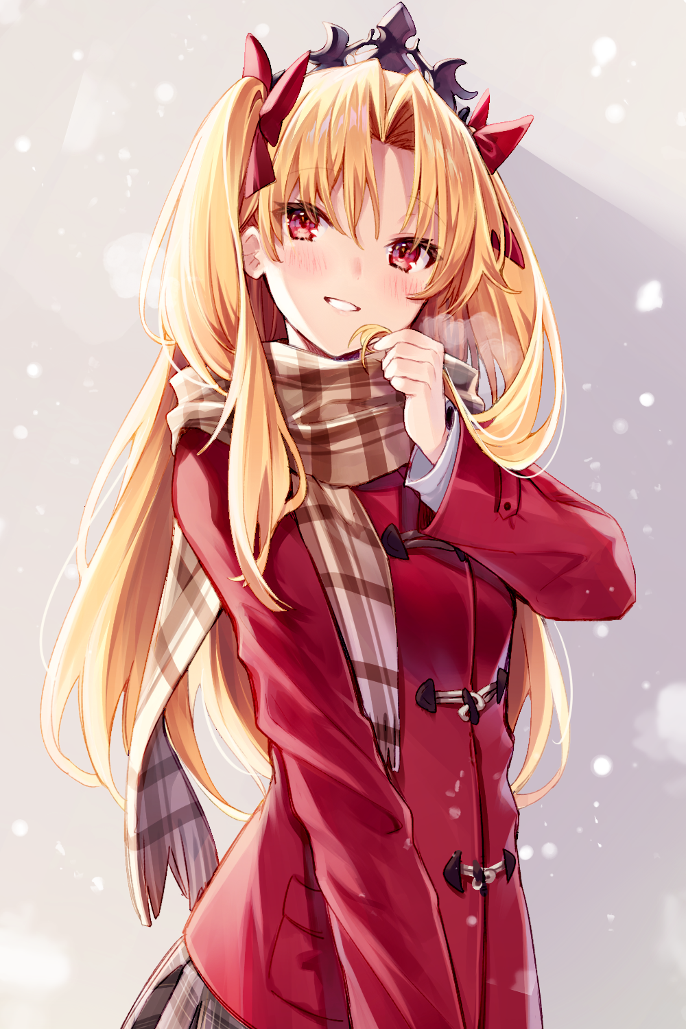 Ereshkigal from Fate/Grand Order in Winter HD Phone Wallpaper