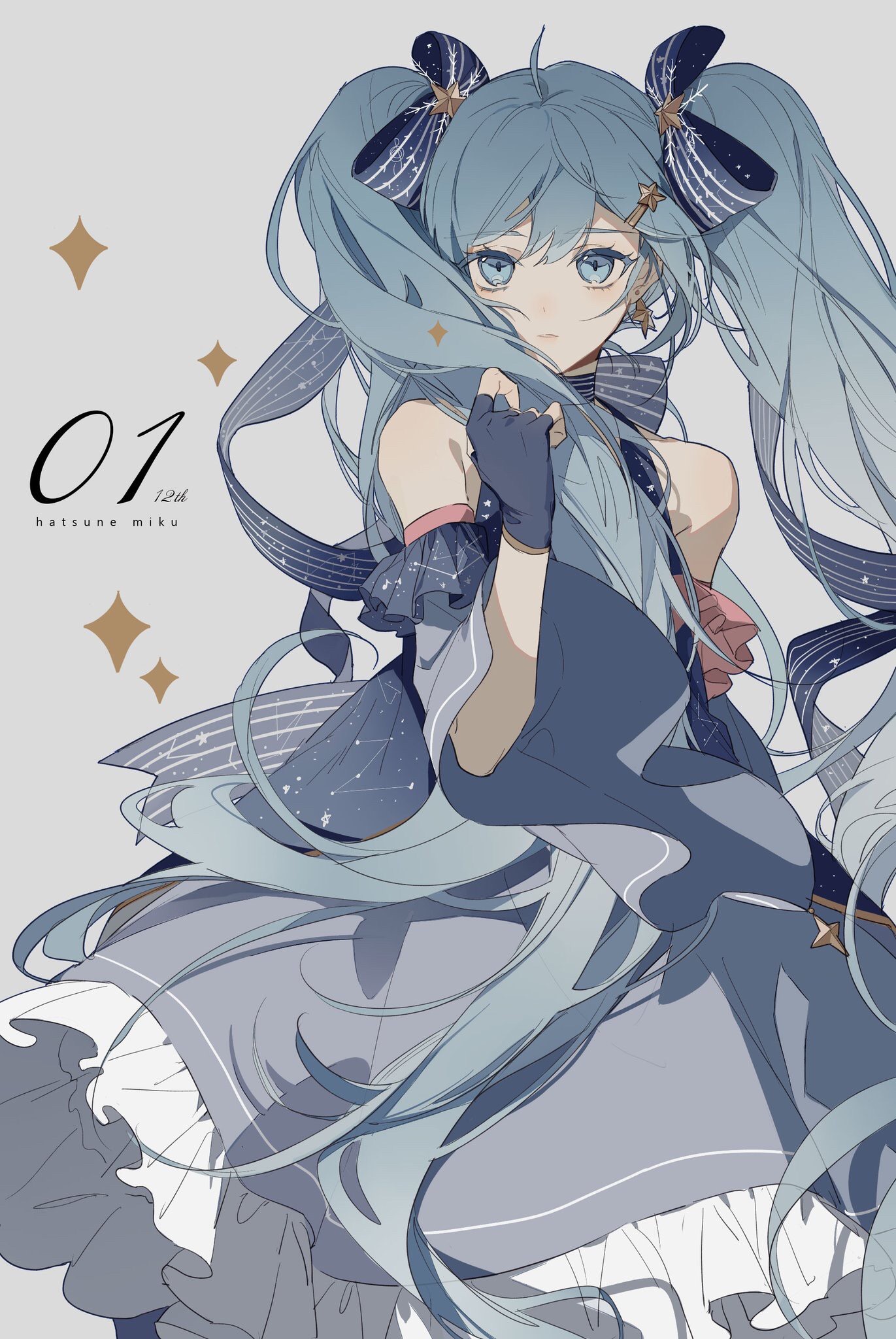 Hatsune Miku 12th Anniversary Artwork HD Phone Wallpaper