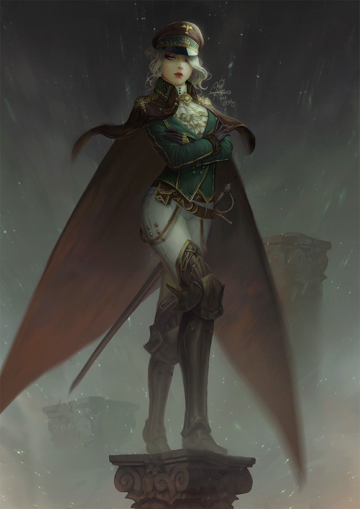 Ina Wong artwork HD Phone Wallpaper