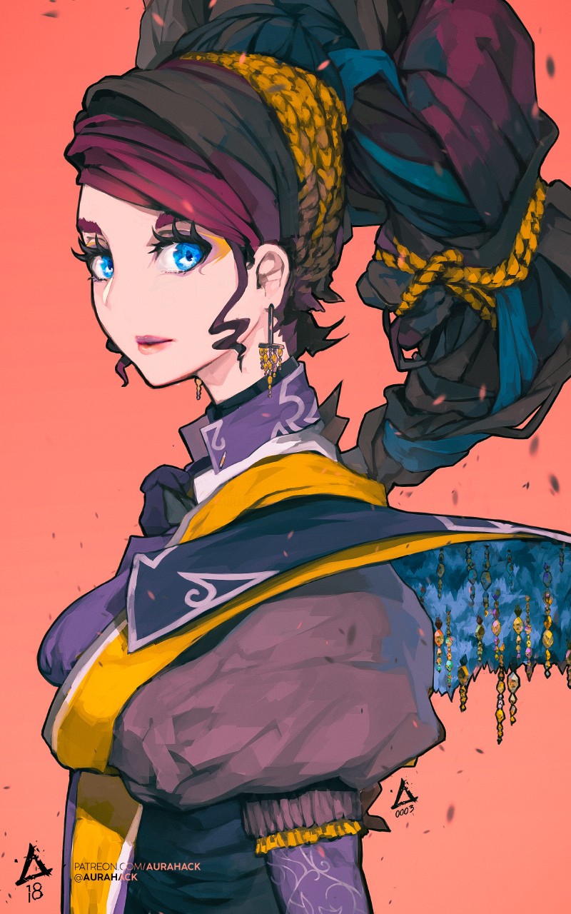 Fantasy girl artwork by Aurahack HD Phone Wallpaper