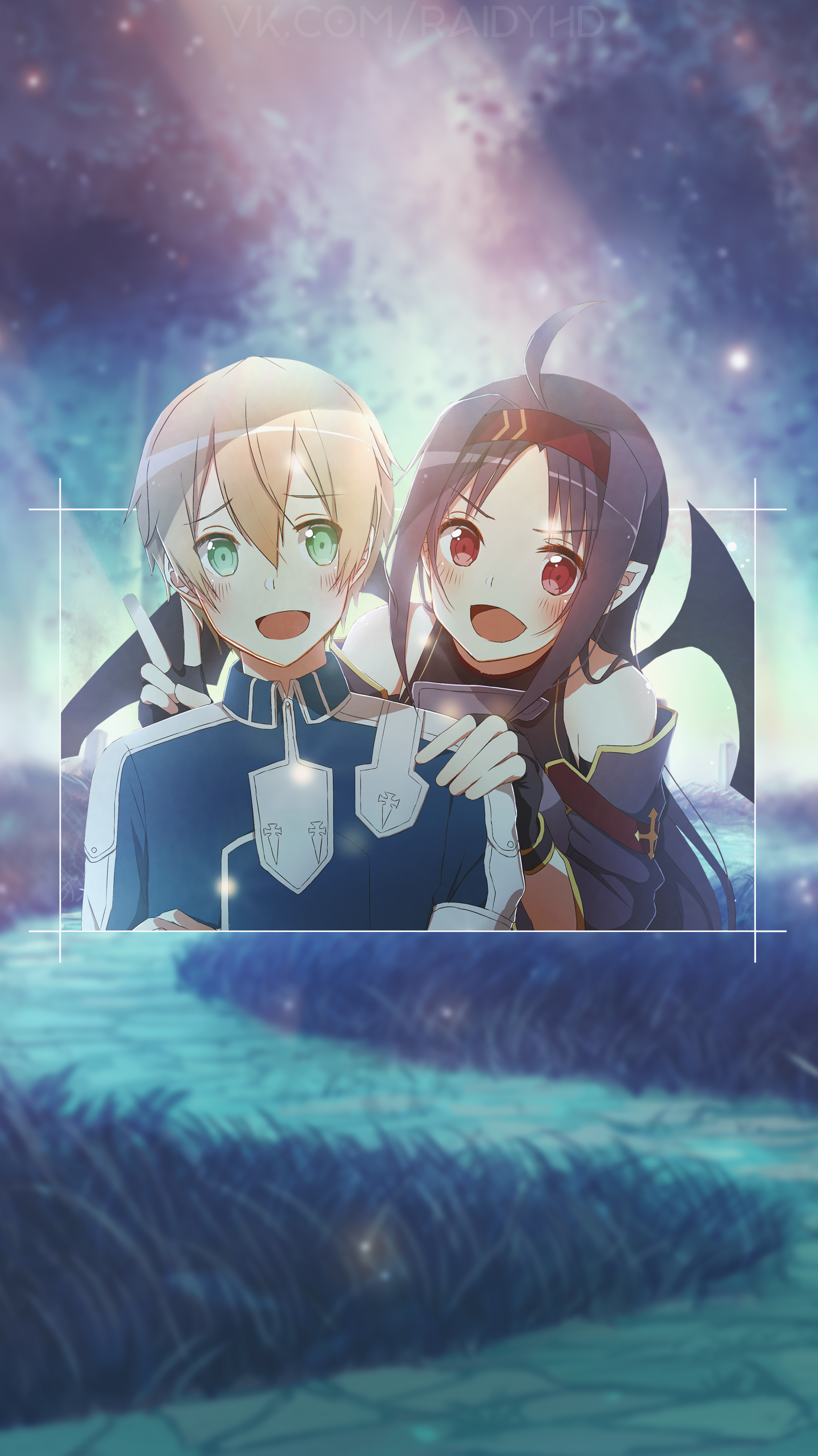 Eugeo and Alice from Sword Art Online HD Phone Wallpaper